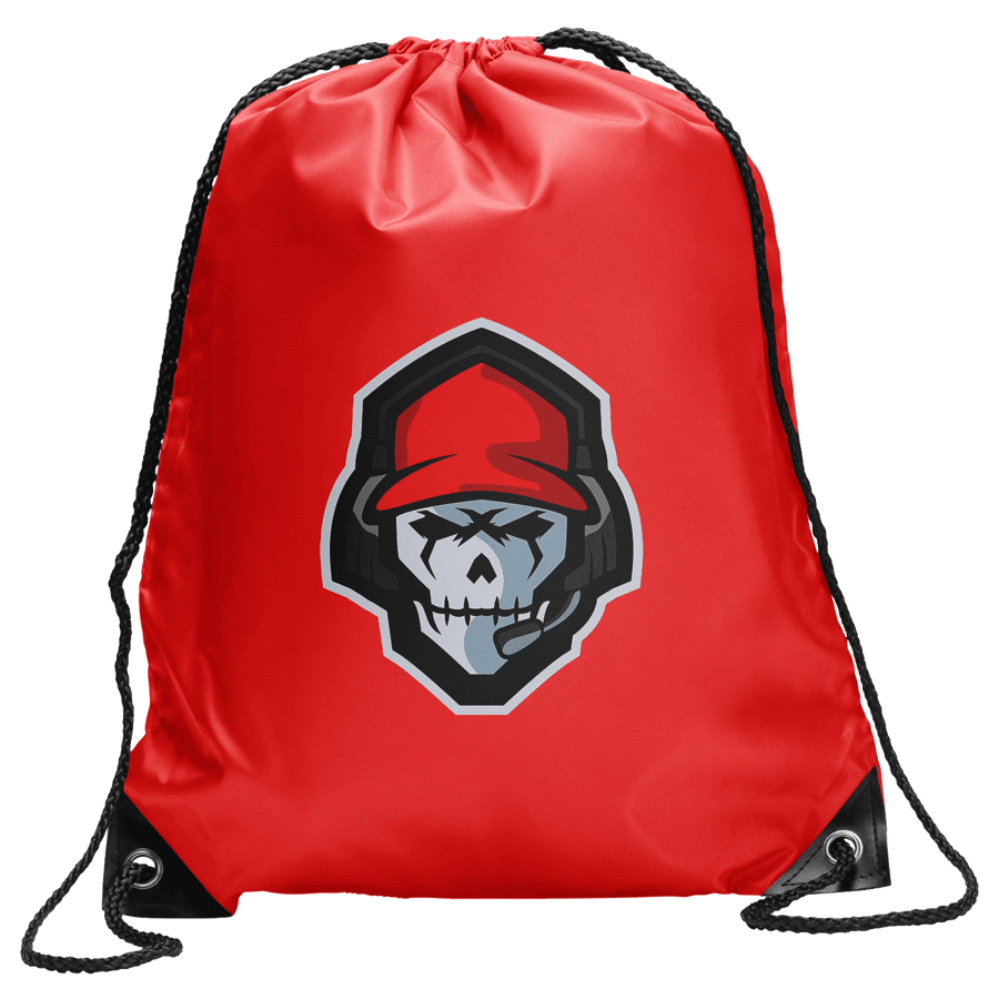 Polyester Drawstring Bag w/ Custom Logo 12