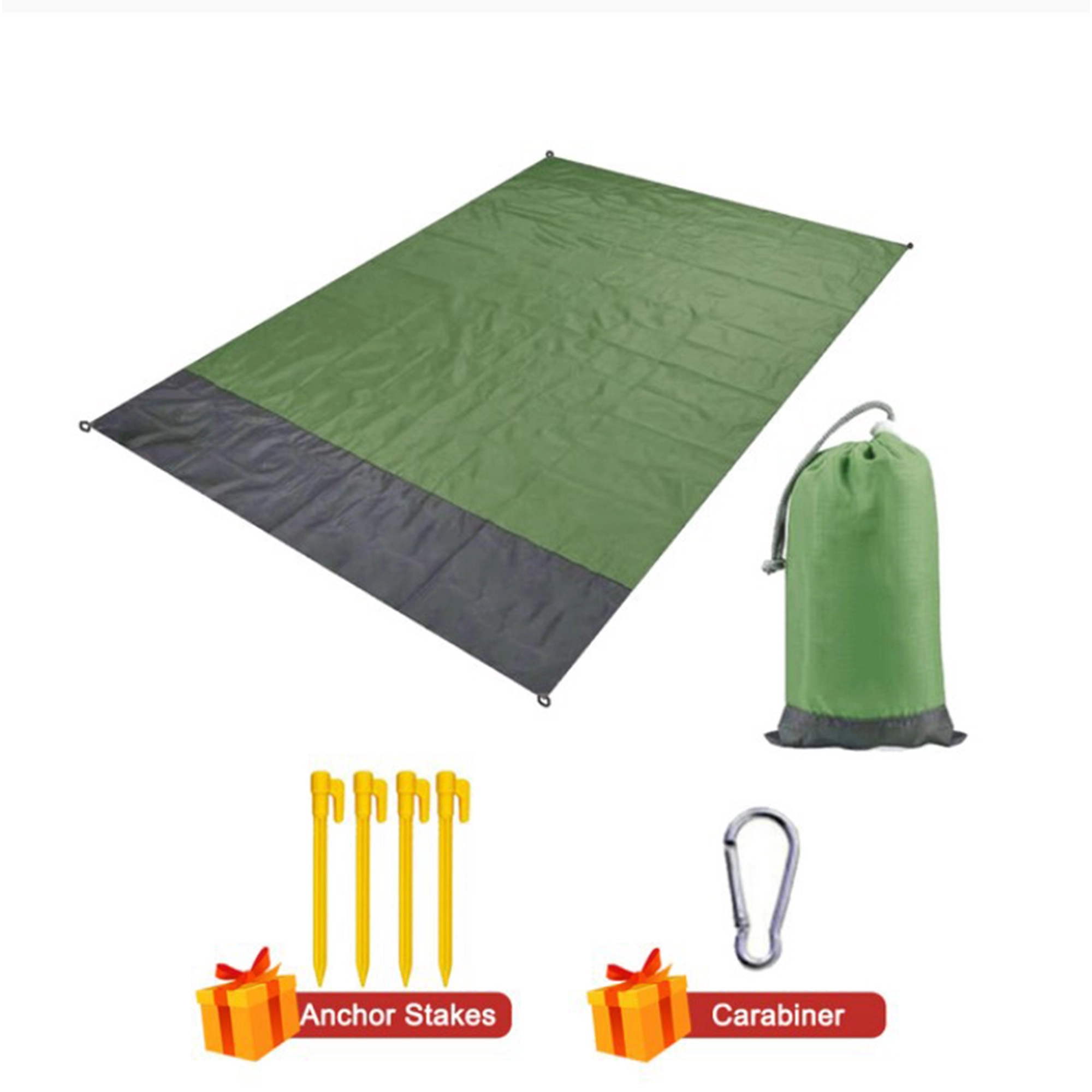 Custom Beach Blanket Picnic Mat MOQ 10PCS 6