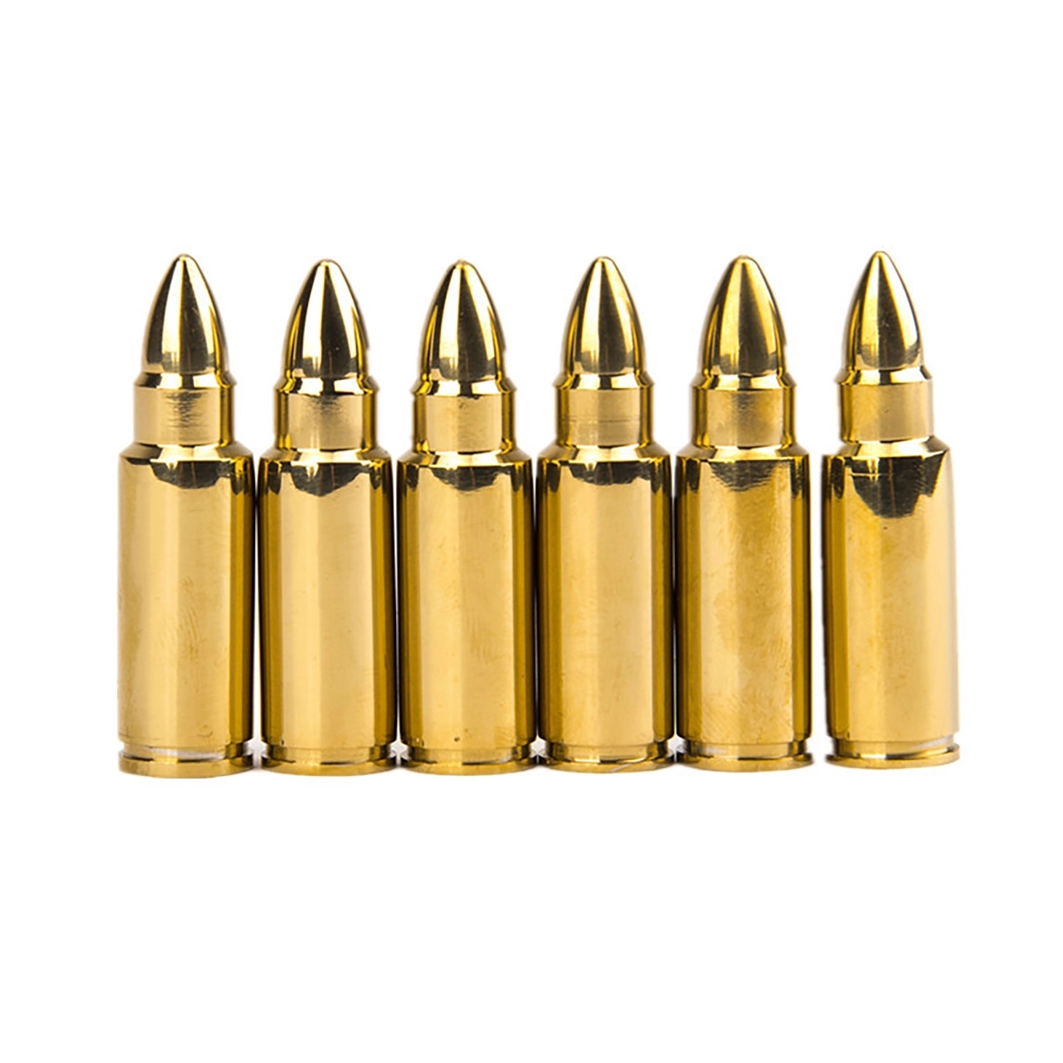 Whiskey Bullet Stones Stainless Steel Rocks, 2
