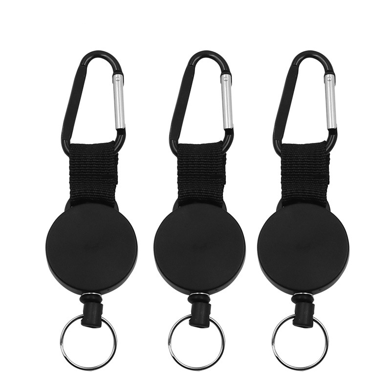 Telescopic Badge Reel with Key Chain 6