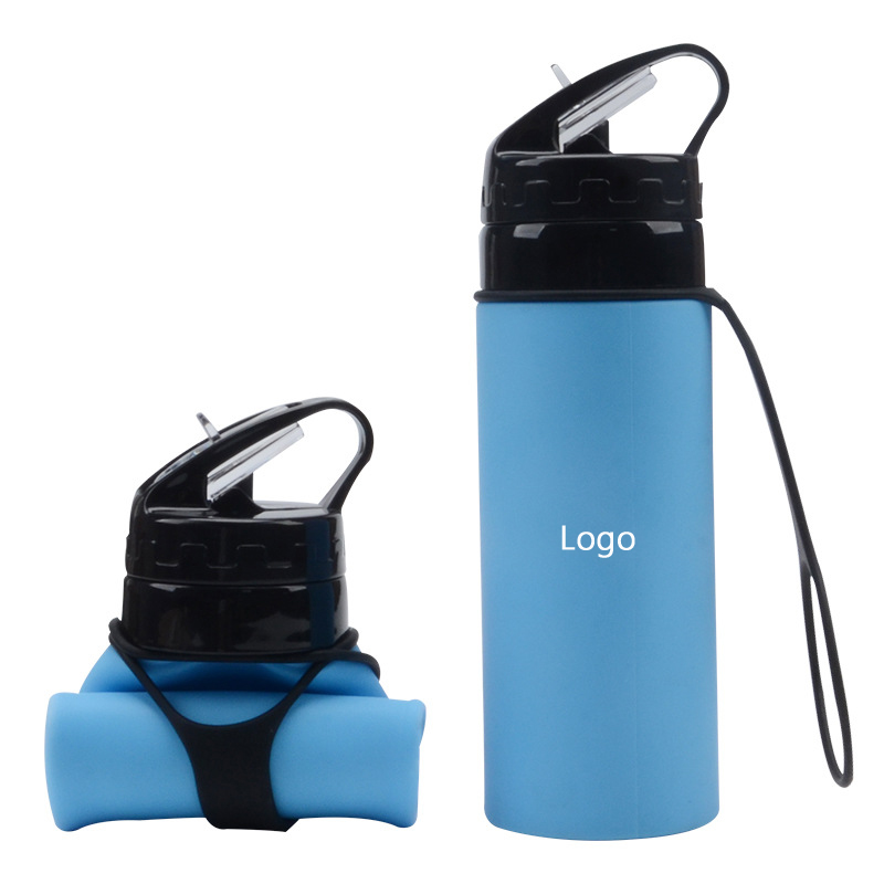 450ml Foldable Silicone Water Bottle 2