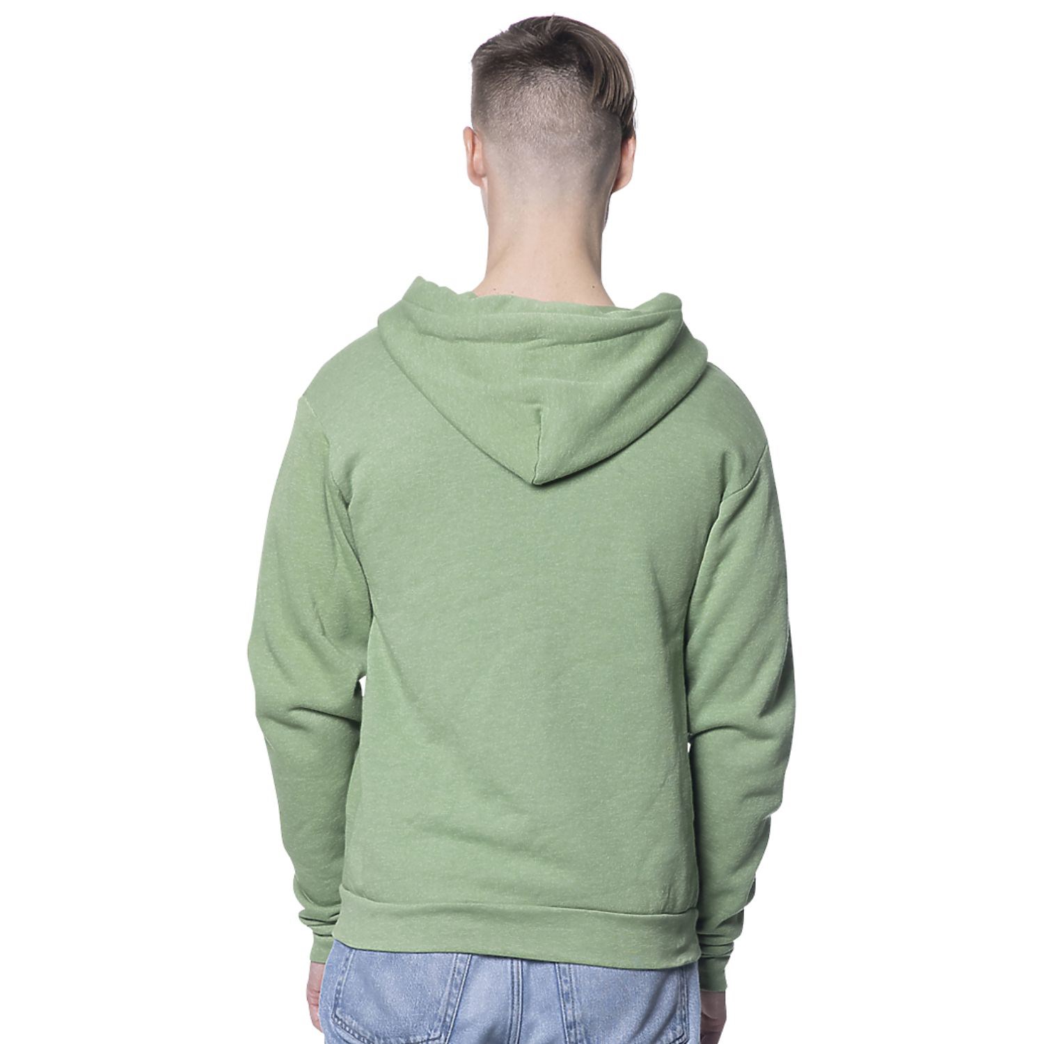 USA Made Unisex Organic RPET Fleece Zip Hoodie 2