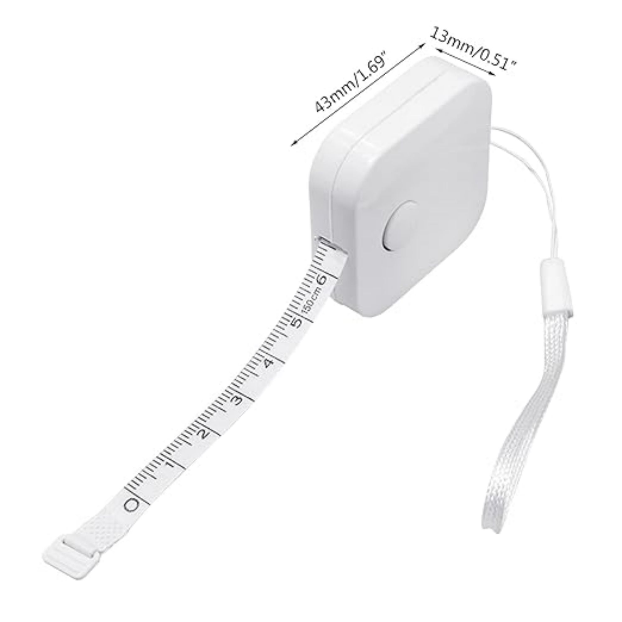 Pocket-sized 60 Inch Dual Sided Retractable Ruler 3