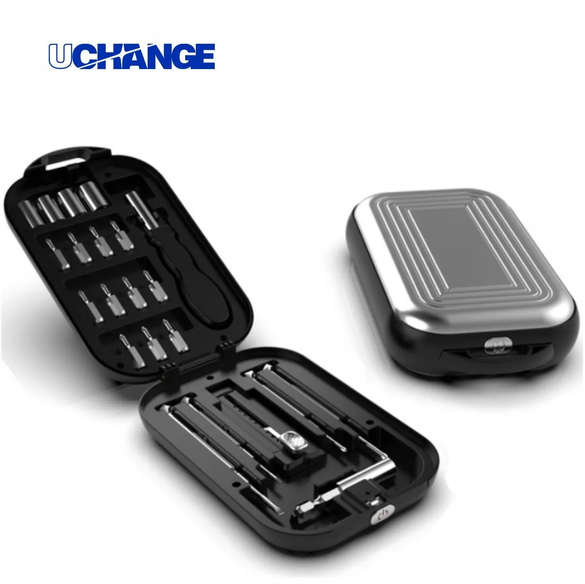 Compact 22-in-1 Precision Screwdriver Bit Tool Set Case 5