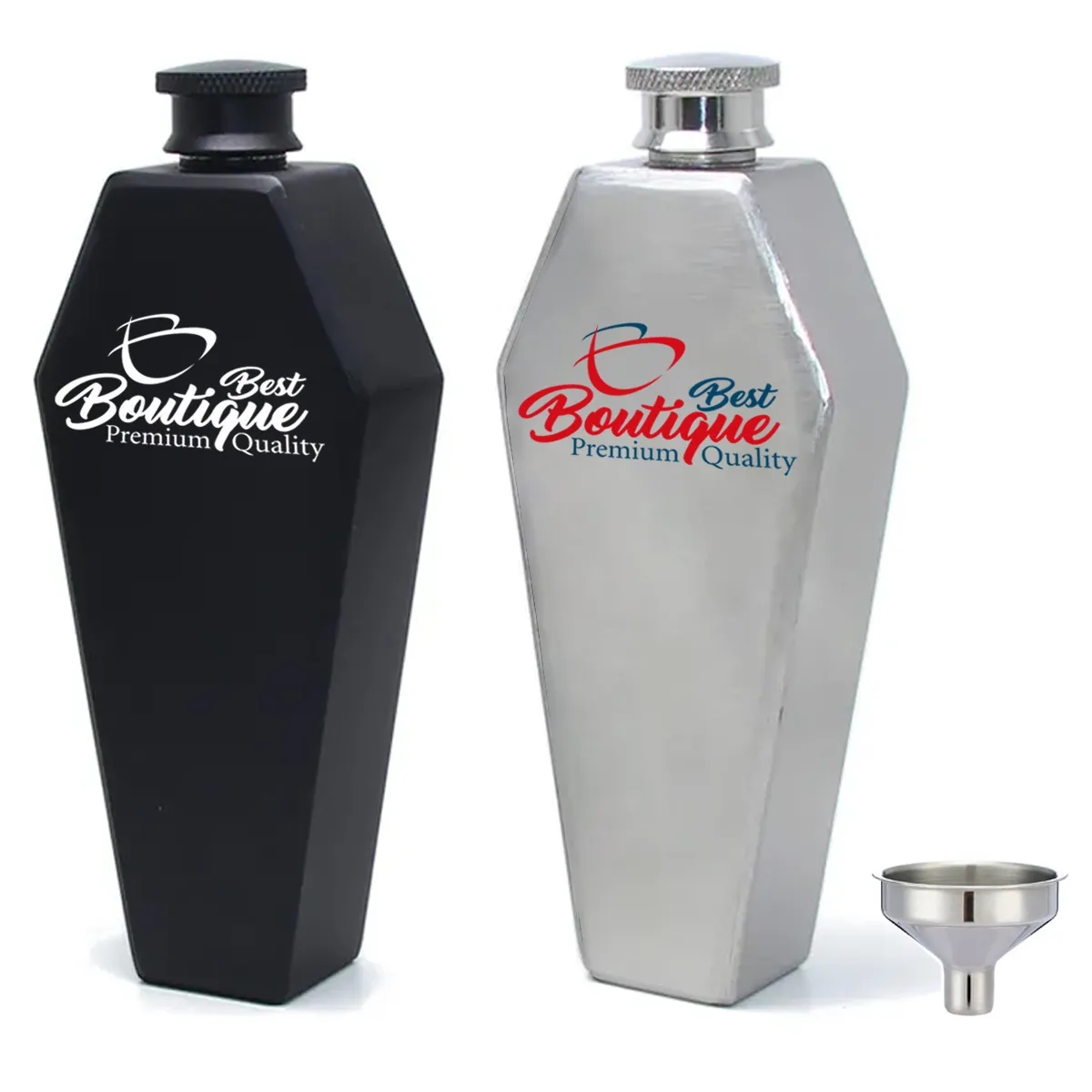 Portable Stainless Steel Mini Liquor Bottle With Funnel 5