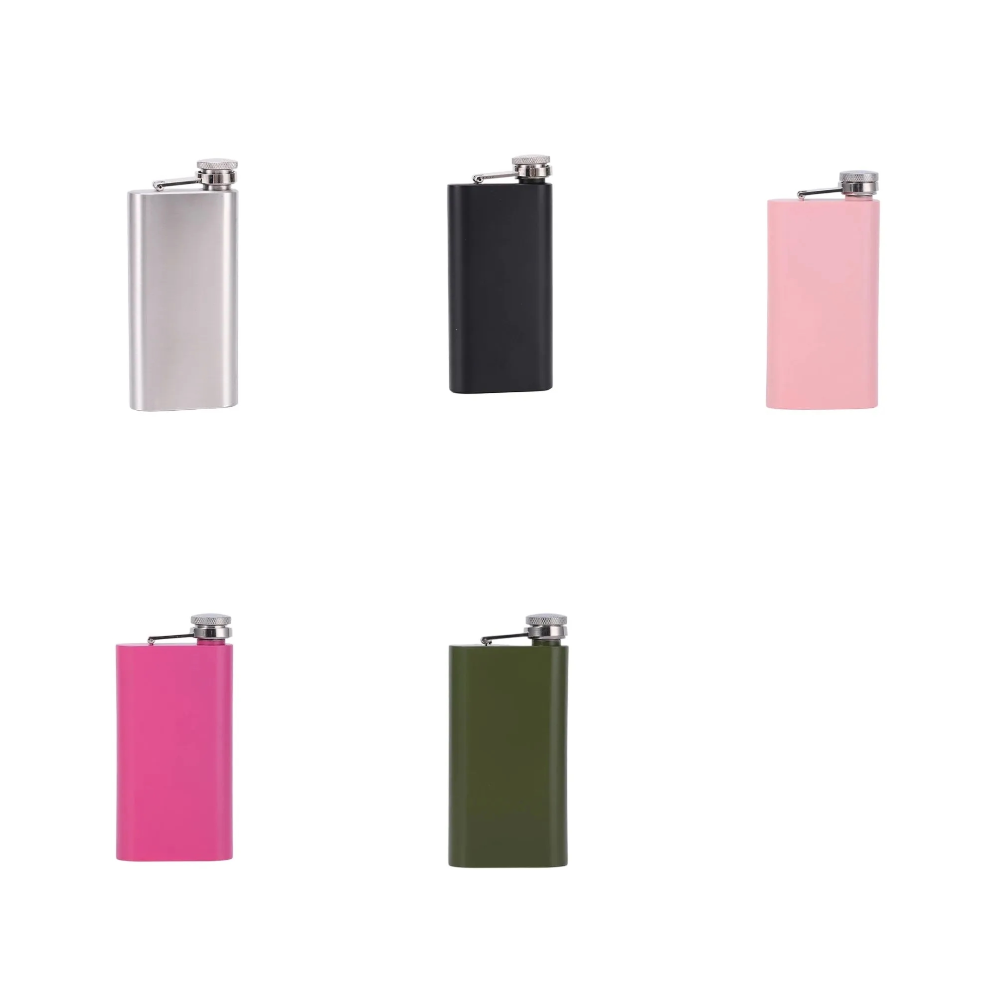 Stainless Steel Portable Pocket Flask 5