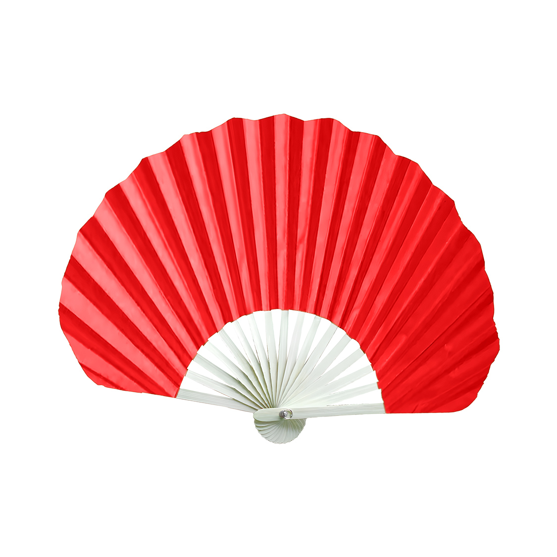 Bamboo Summer Folding Hand Fan - Satin Cloth 15