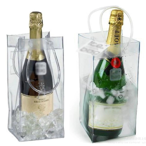 Clear PVC Wine Ice Cooler Bag 5