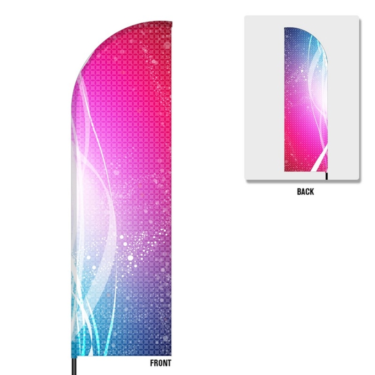 Flex Banner™ 14' Feather Flag Kit, Double-Sided Outdoor Feather Flag 4
