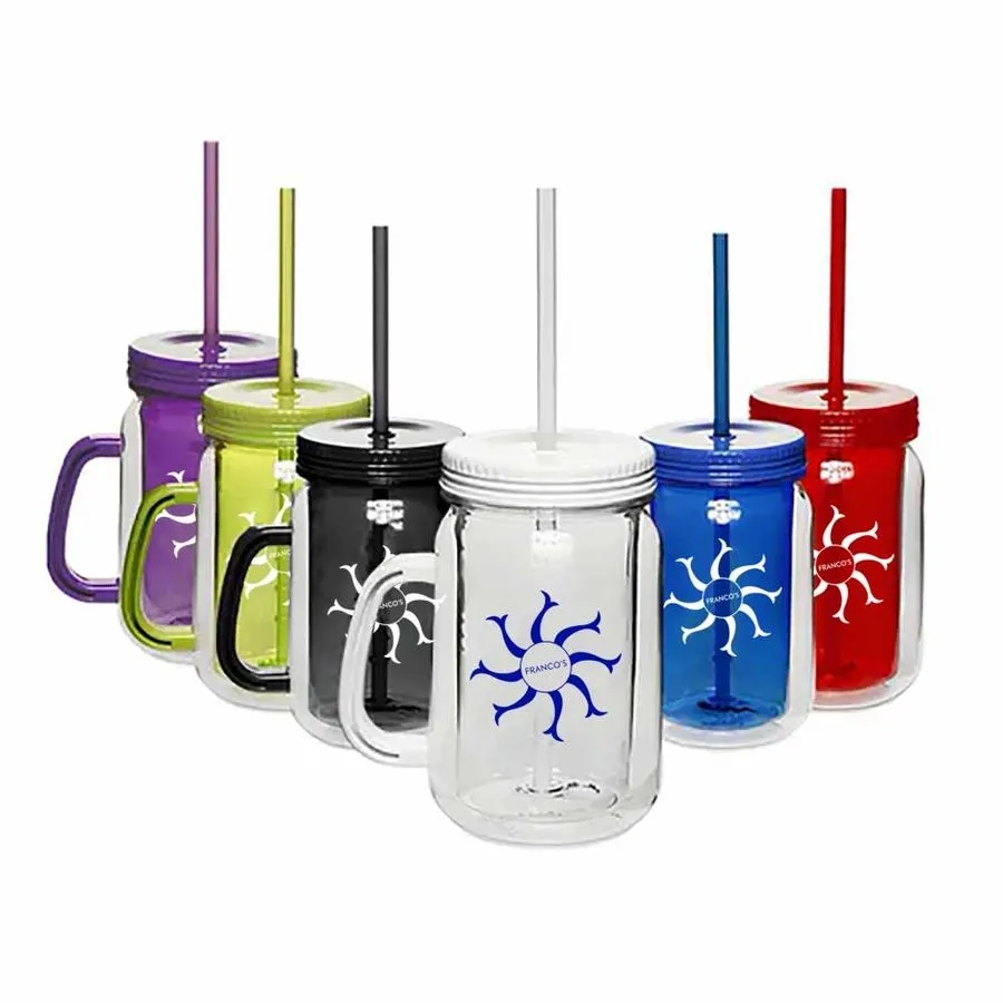 Drink Delights Mason Jars with Straw 2