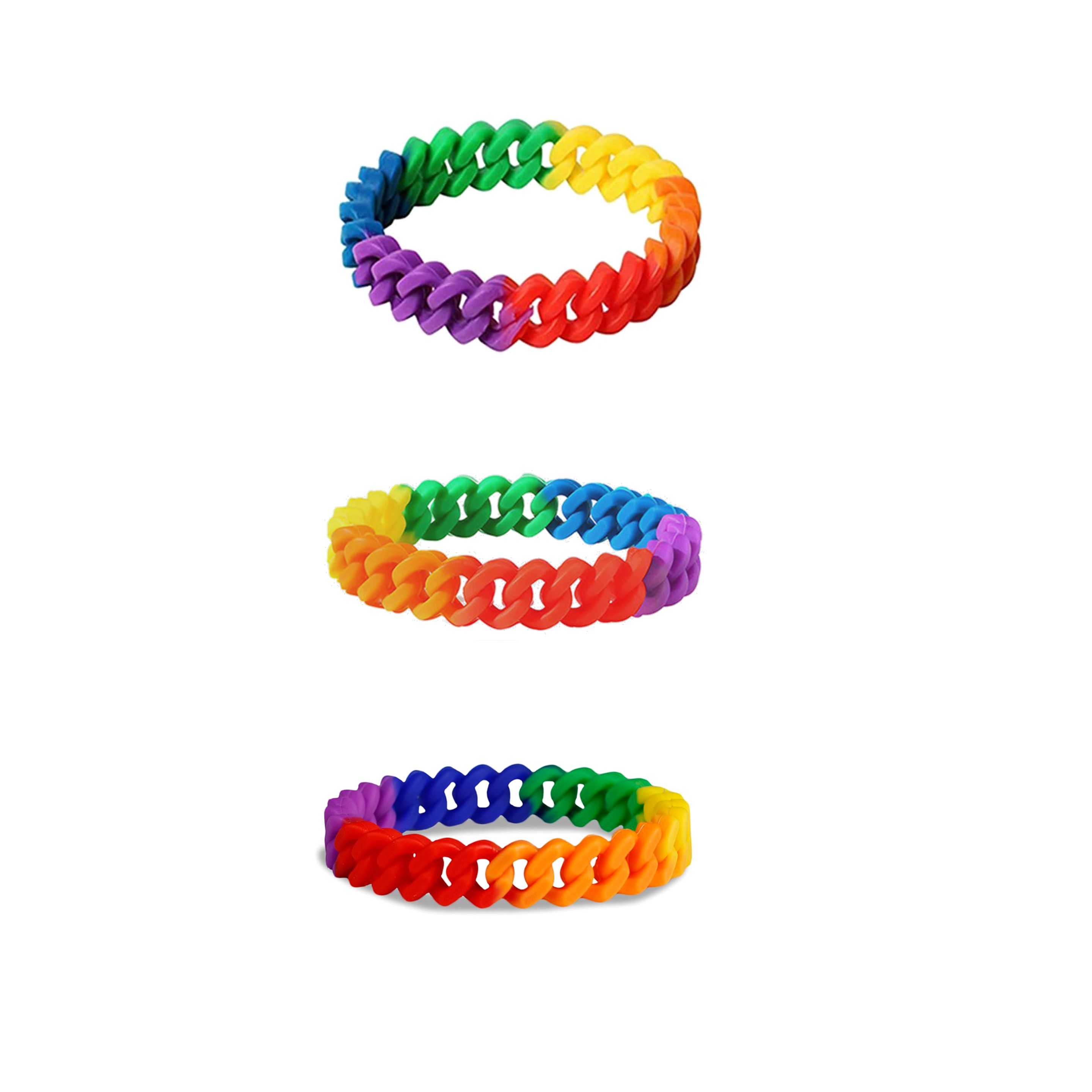 Rainbow Chain Bracelet (direct import) 1