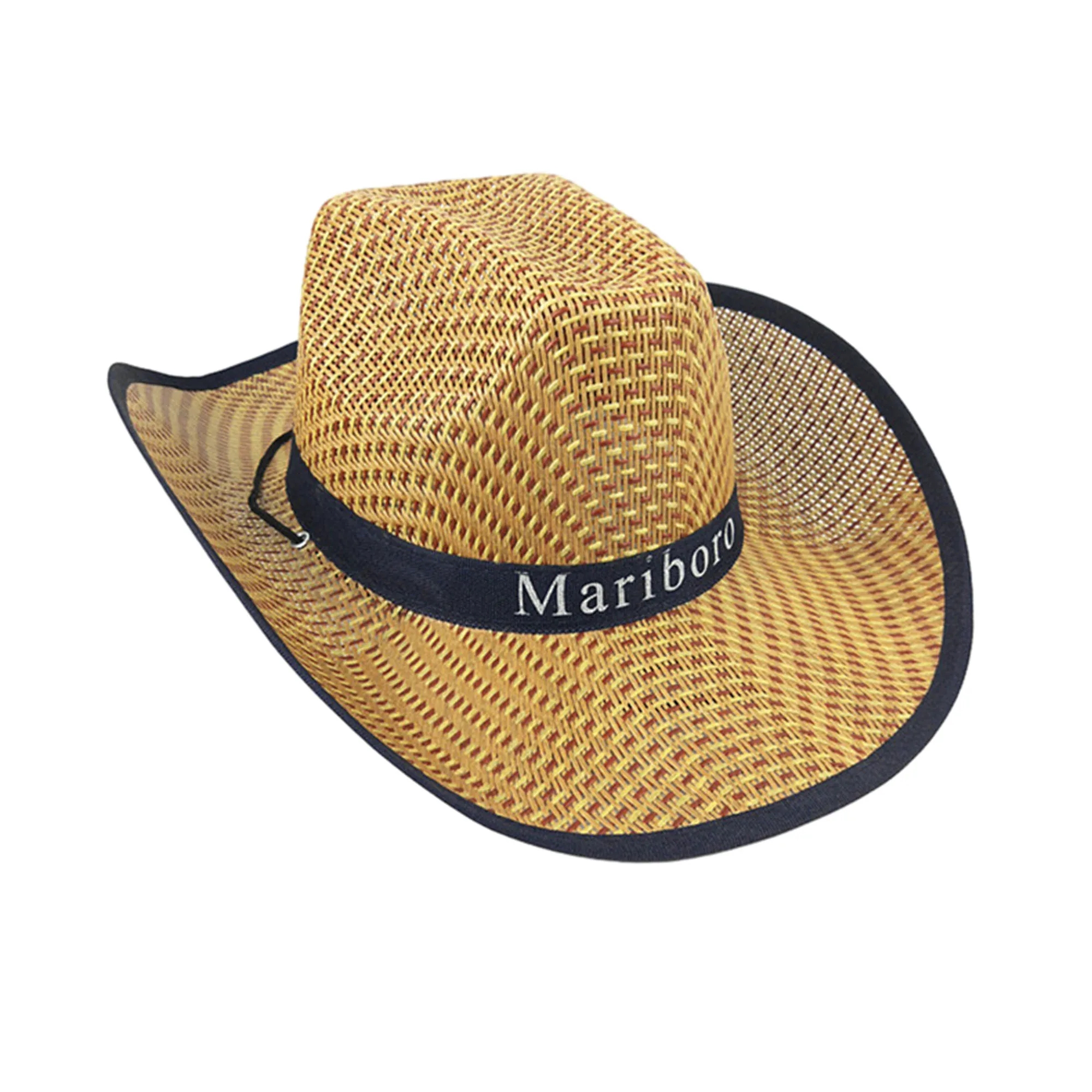 With Customizable Band Straw Cowboy Hat 2