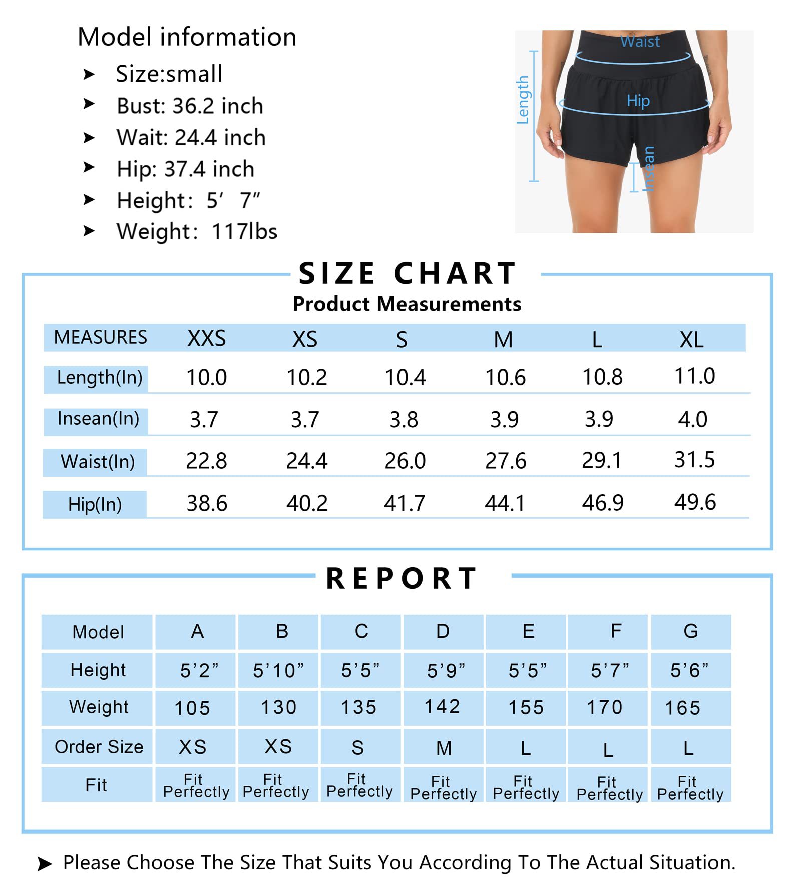 High Waisted Running Shorts 6