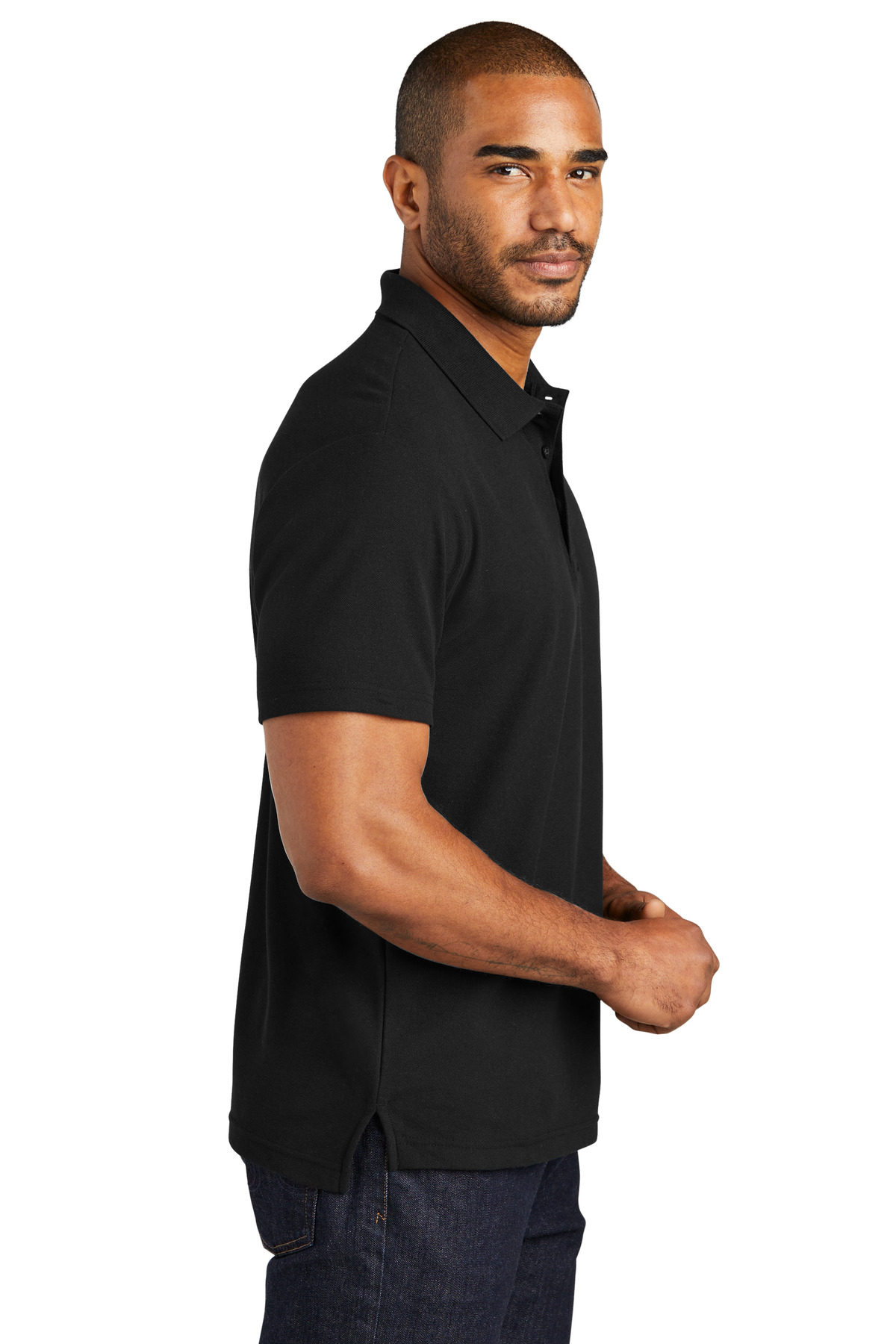 C-FREE Cotton Blend Pique Polo