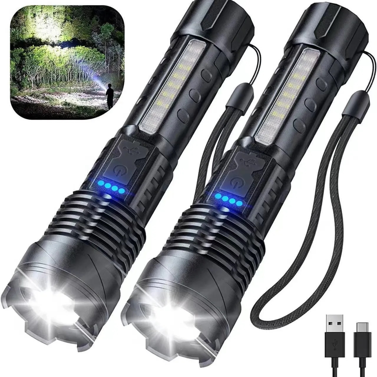 Vehicle-Mounted Portable Strong Light Flashlight 6