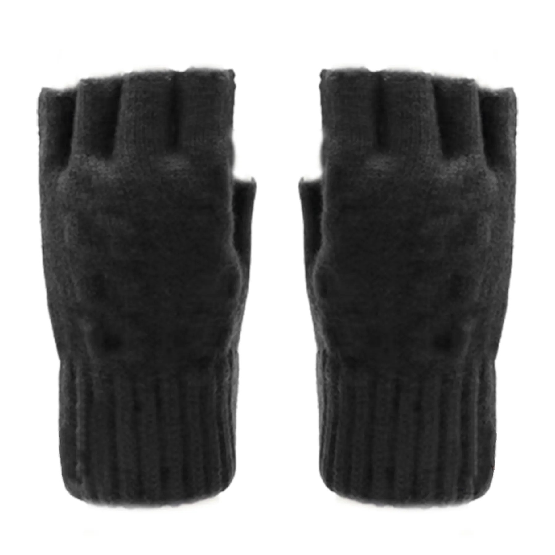 Knit Fingerless Gloves 5