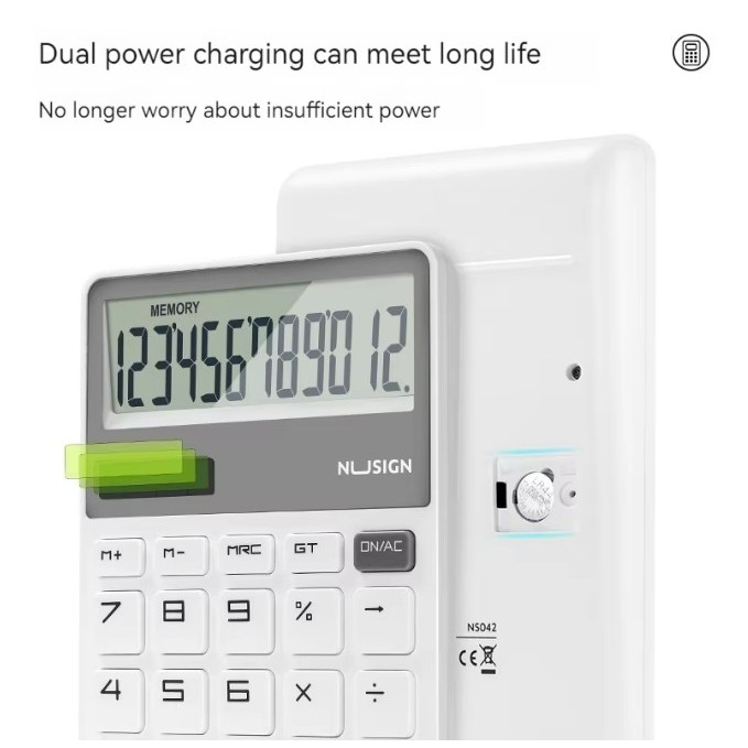 Desktop Calculator 12 Digit with Solar Power 3