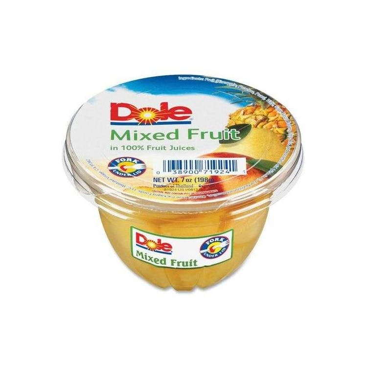 Dole Fruit Cups - Mixed Fruit 7 oz 12 Pack 1