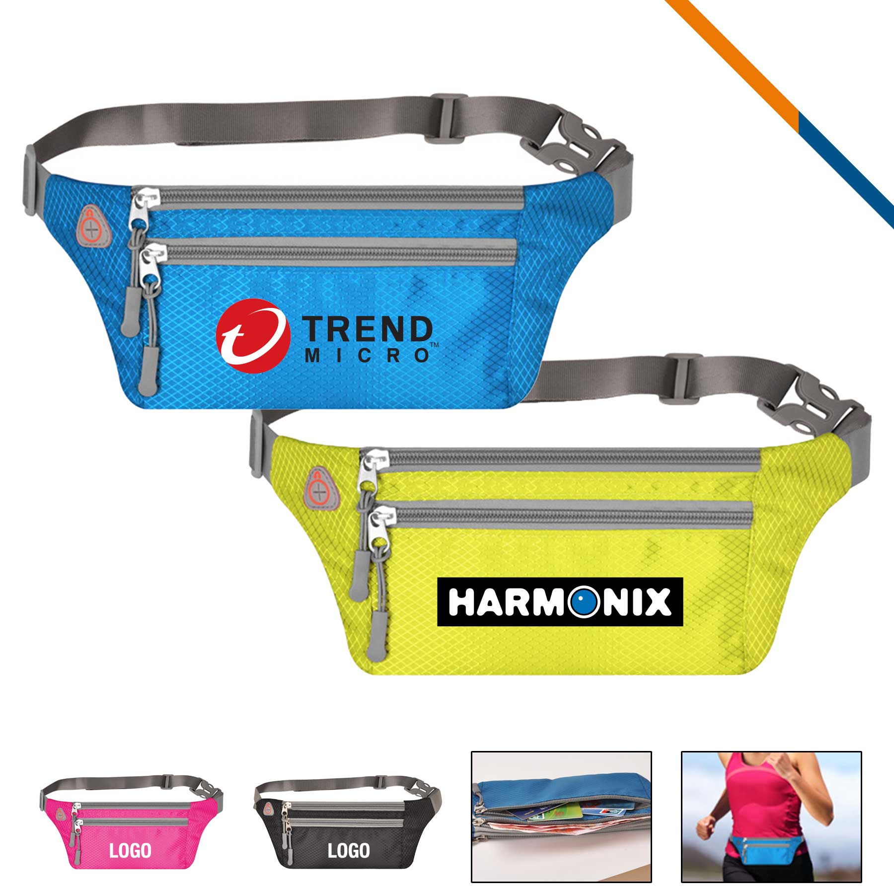 Grids Waterproof Sport Fanny Pack 4