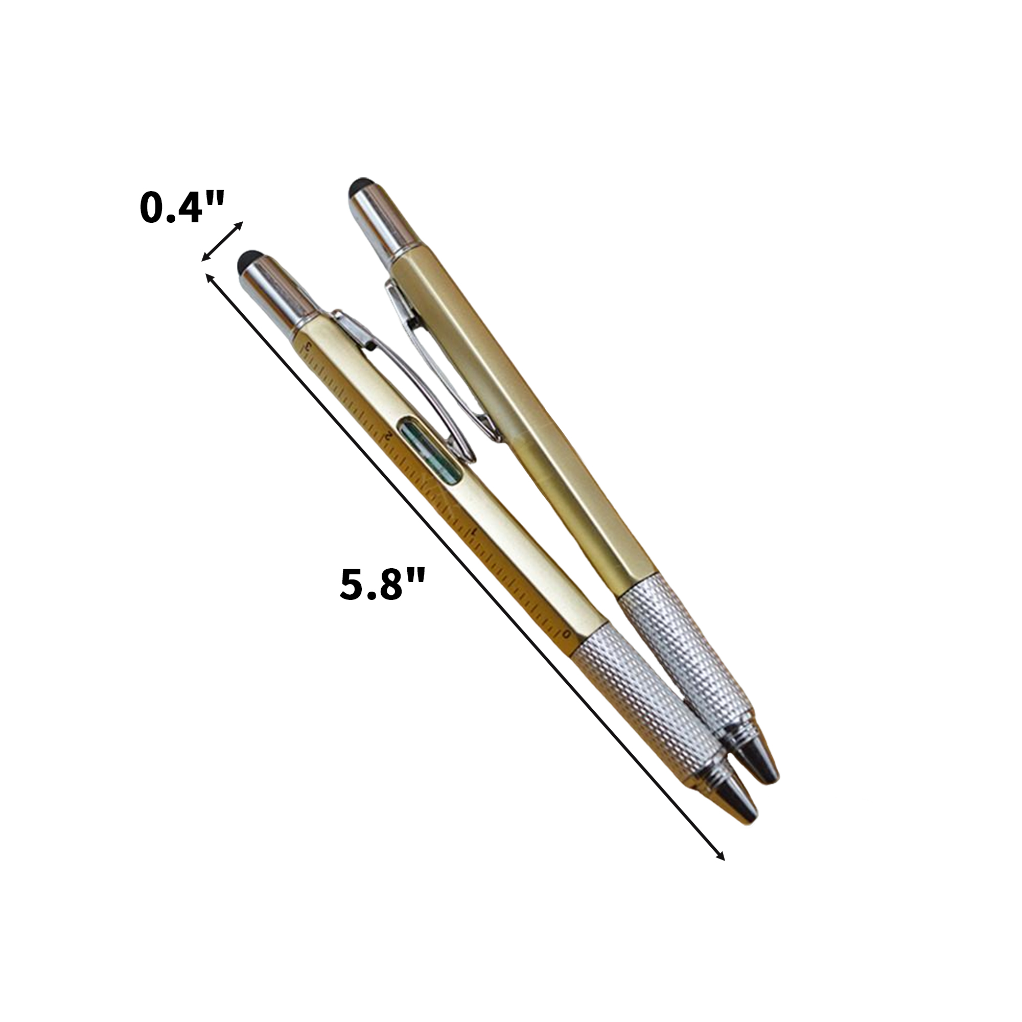 Six Function Multitool Ballpoint Pen With Stylus 11