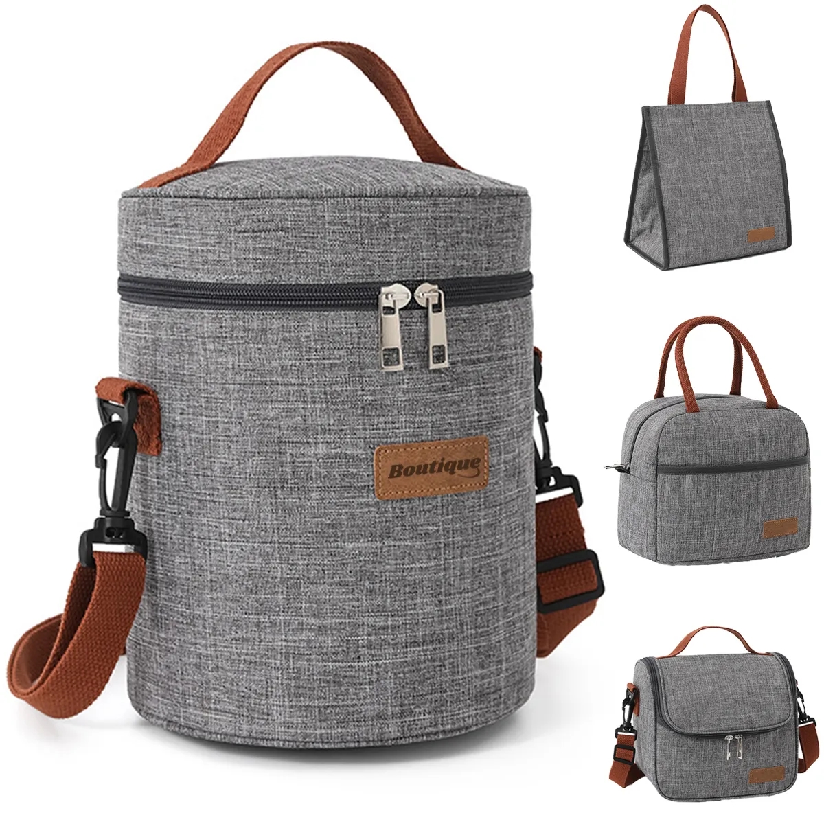 4 Styles Lunch Insulated Cooler Bags Picnic Outdoor Handbag 4