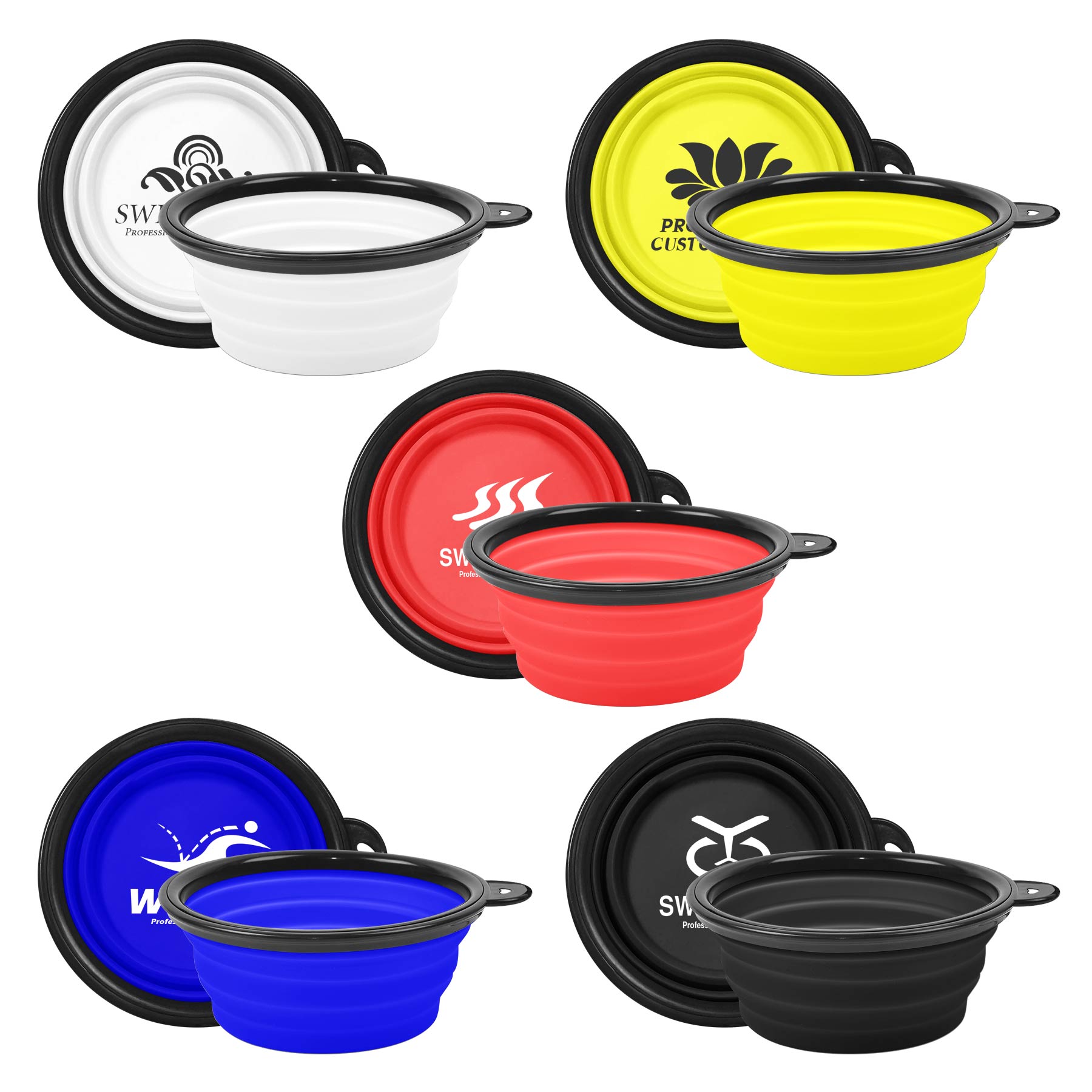 12 oz Silicone Collapsible Dog Bowl 1