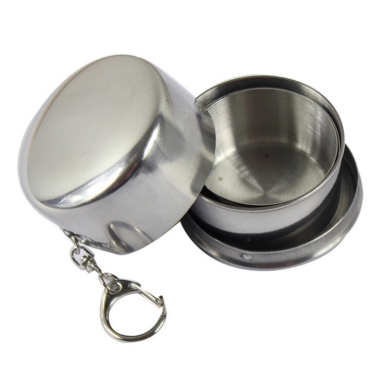 Stainless Steel Travel Folding Collapsible Cup 3