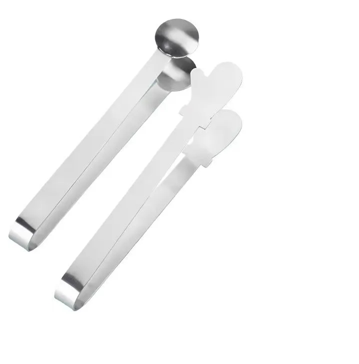 Mini Tea Bag Ice Tongs Stainless Steel Holder 4