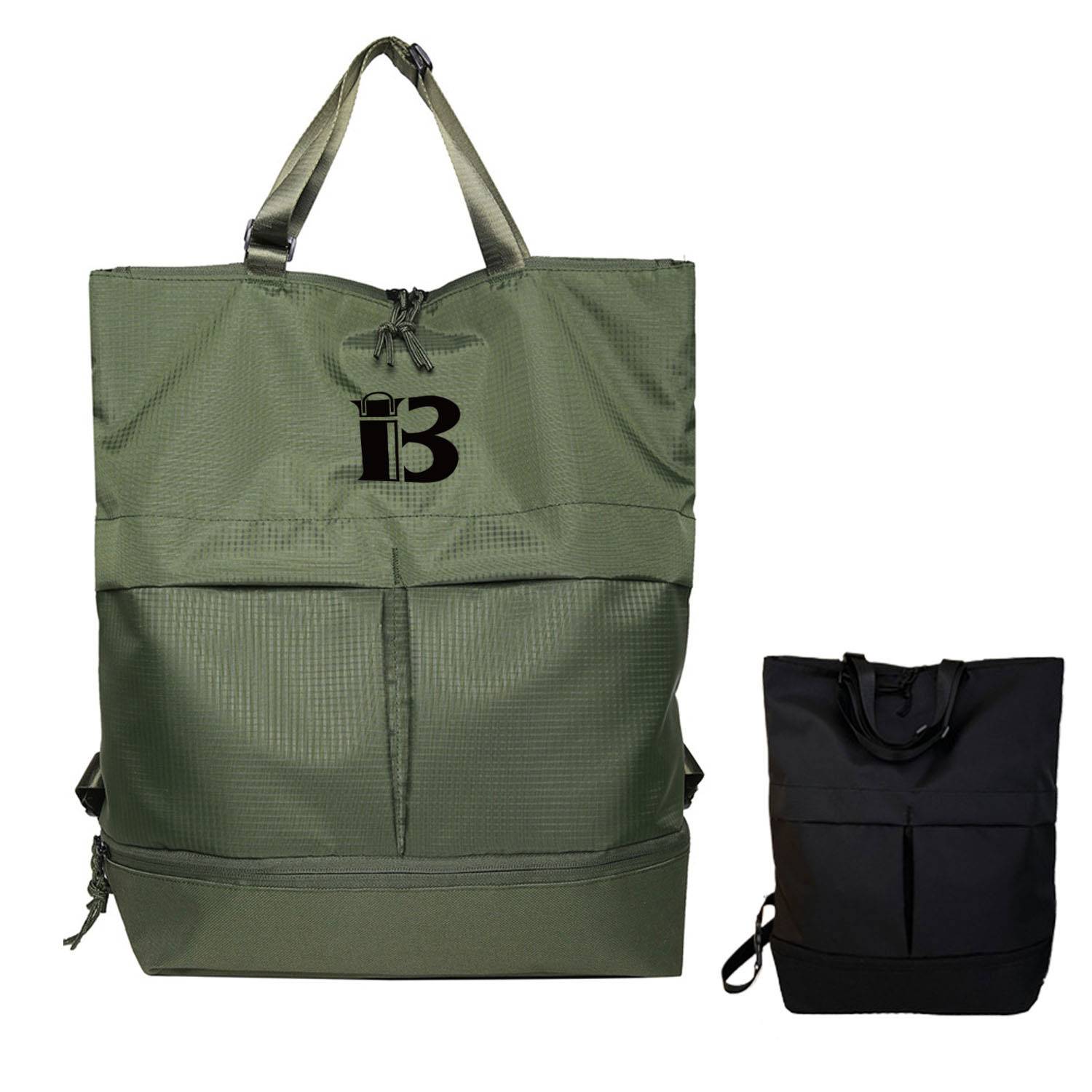 Versatile Waterproof Oxford Backpack Handbag