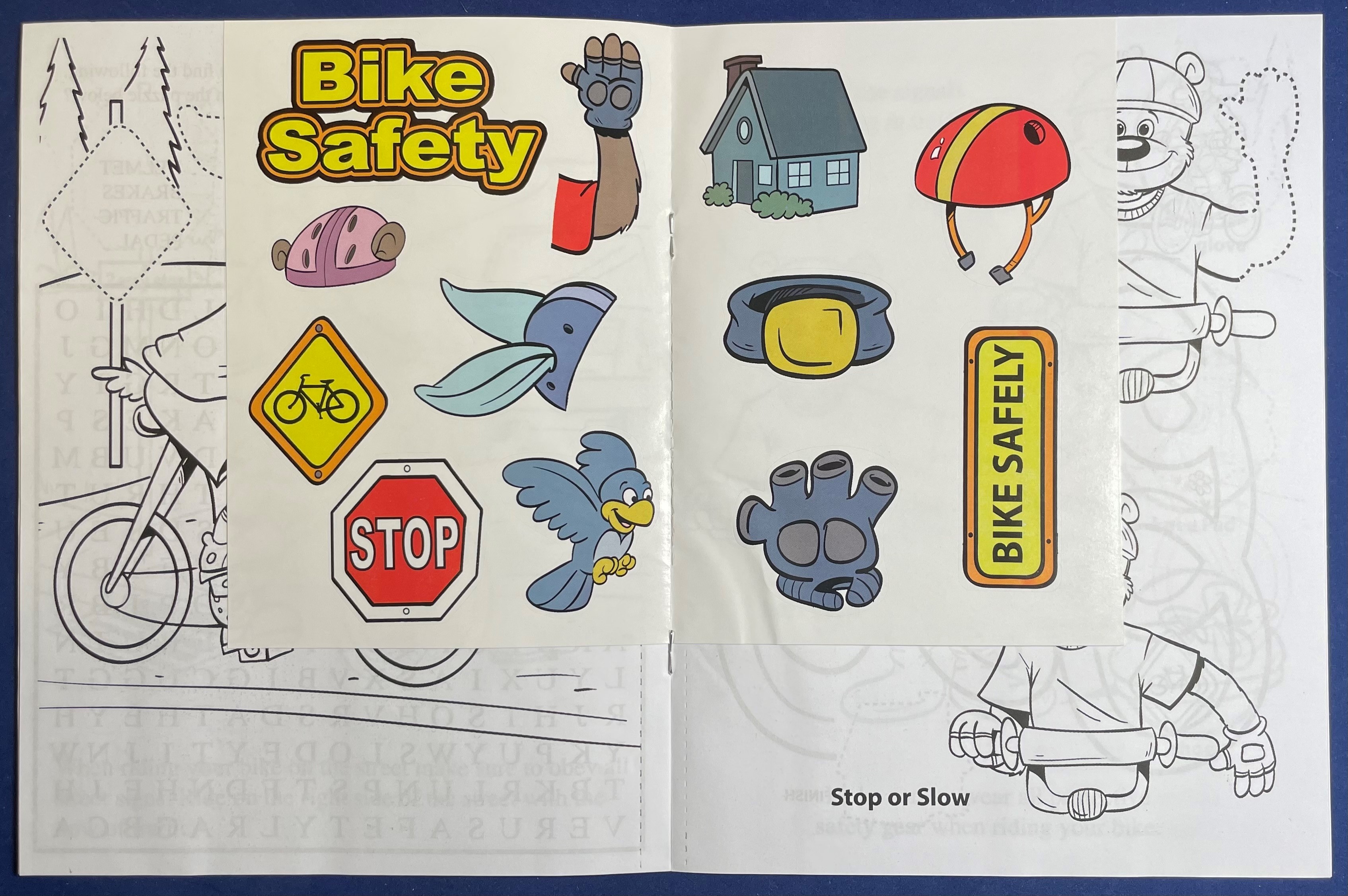 STICKER BOOK - Bike Safety Sticker Book 4