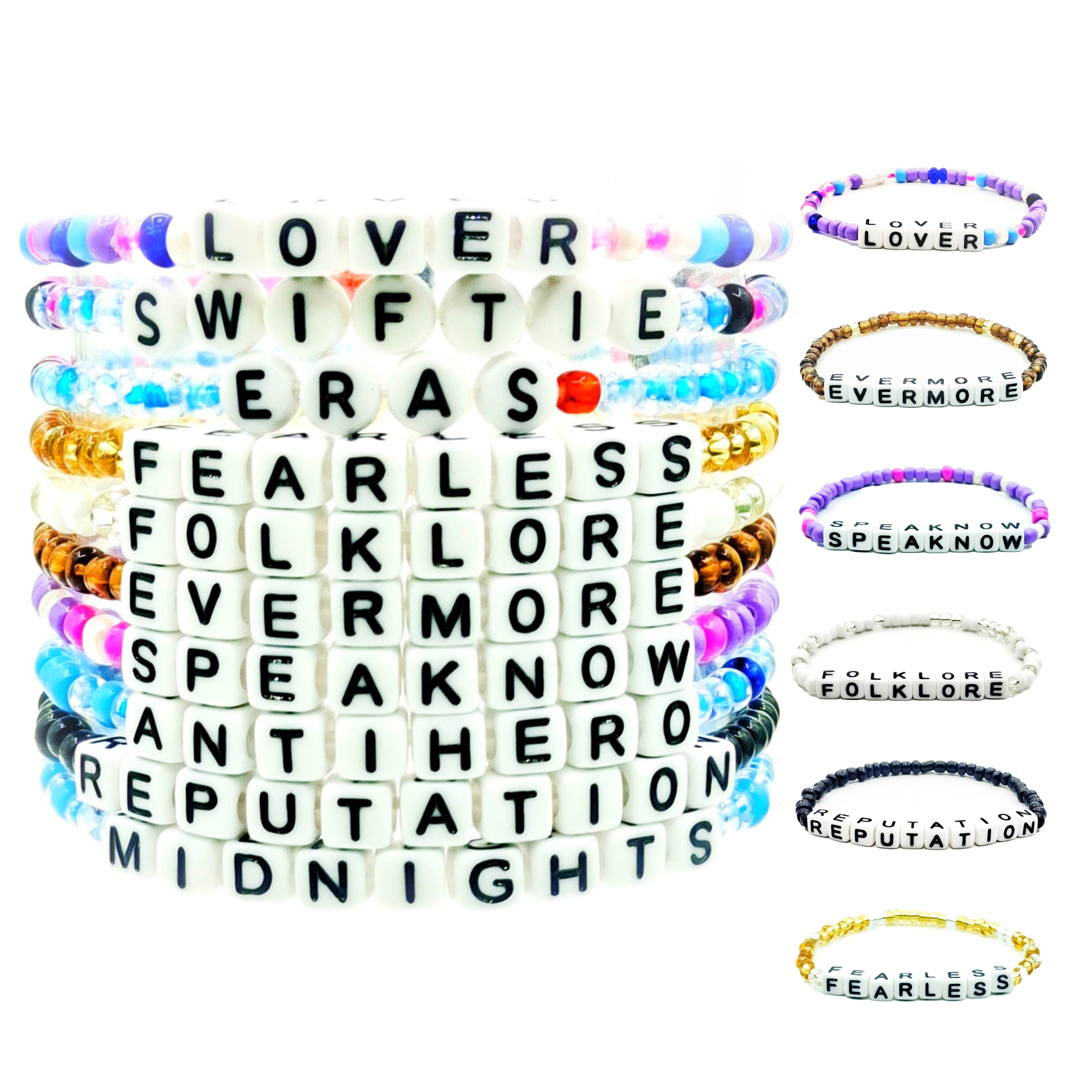 Acrylic Solid Color Rice Bead Bracelet 2