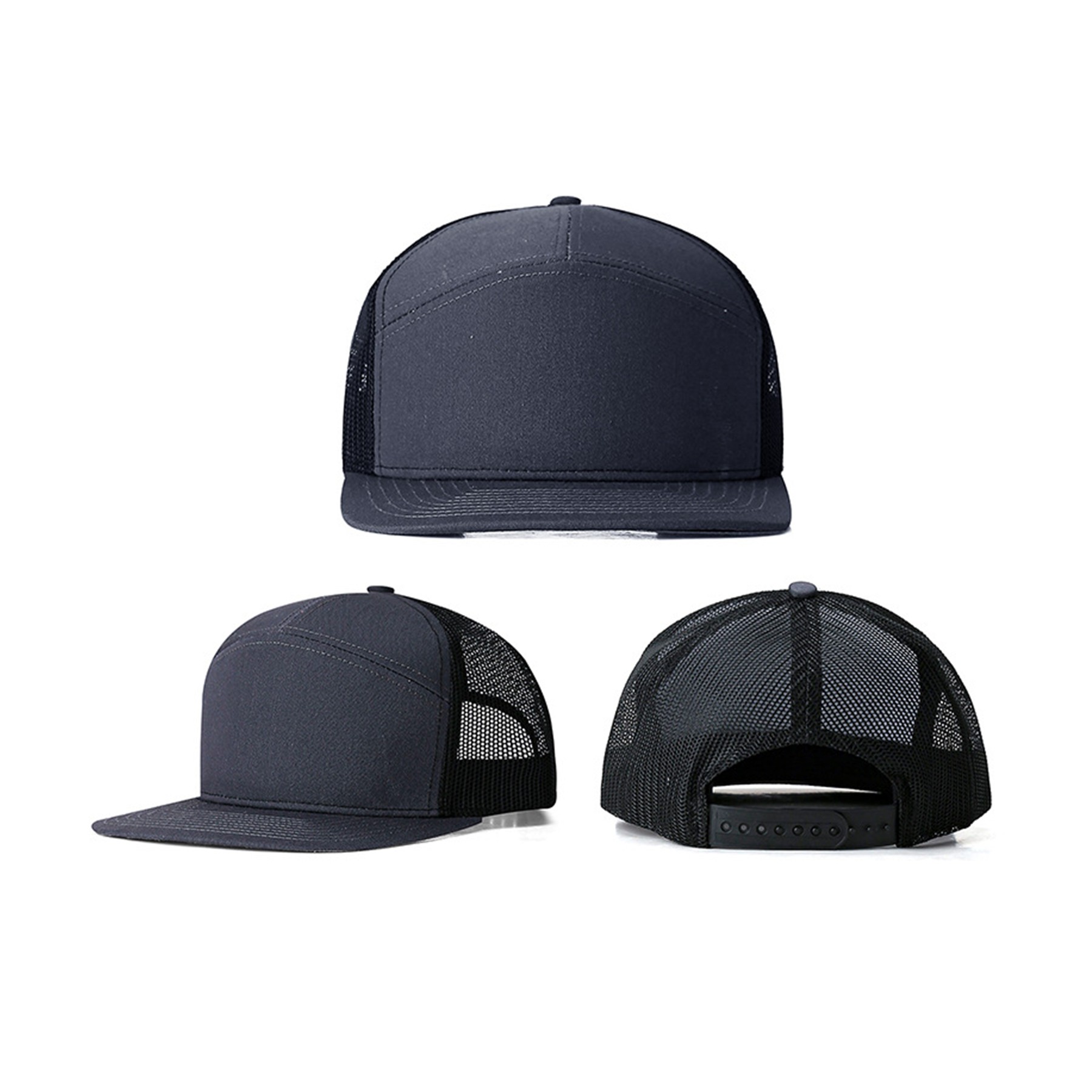7 Panels Mesh Trucker Cap 2