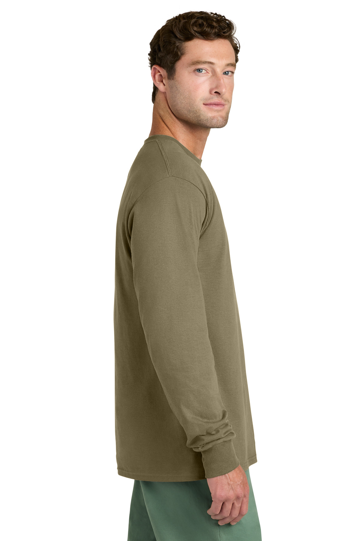 Port & Co Long Sleeve Core Cotton Tee. PC54LS 260