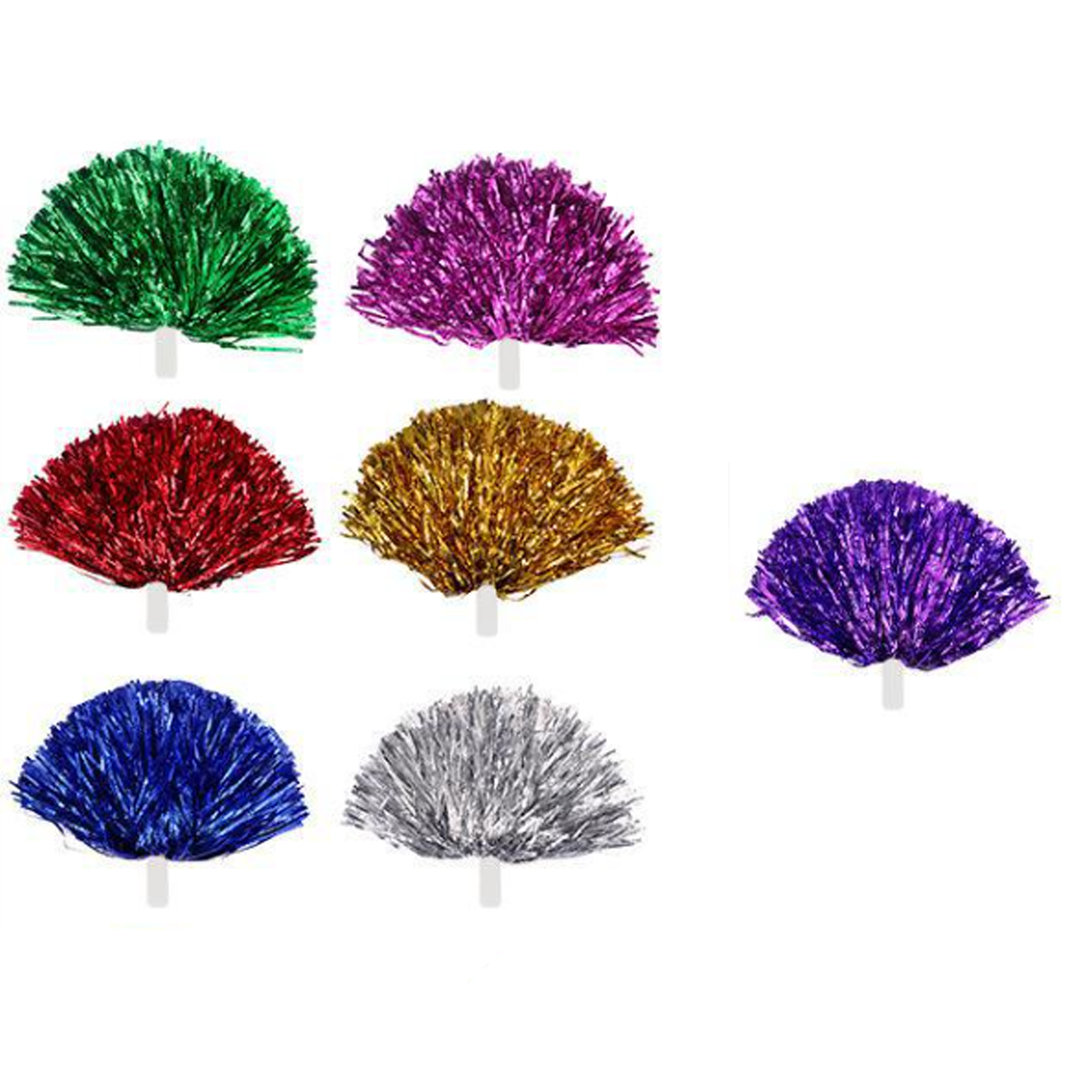 9.8"L Custom Printed Pom-Poms 2