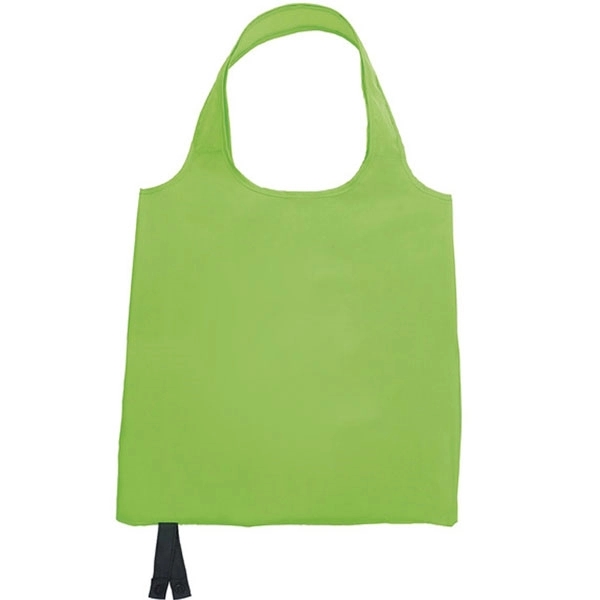 Polyester Roll and Go Tote, custom tote bag with logo imprint 2