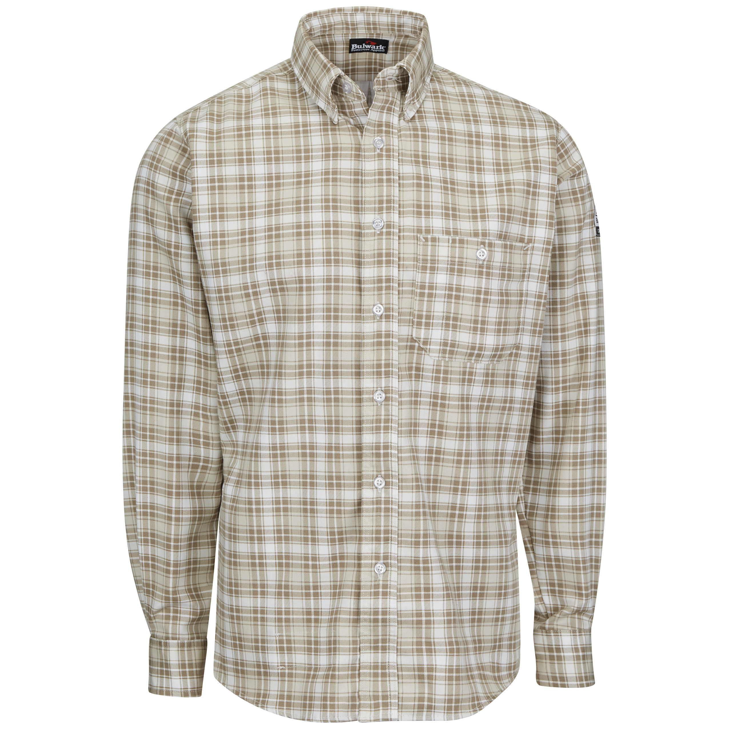 Bulwark® Men's Long Sleeve Plaid Dress Shirt 2