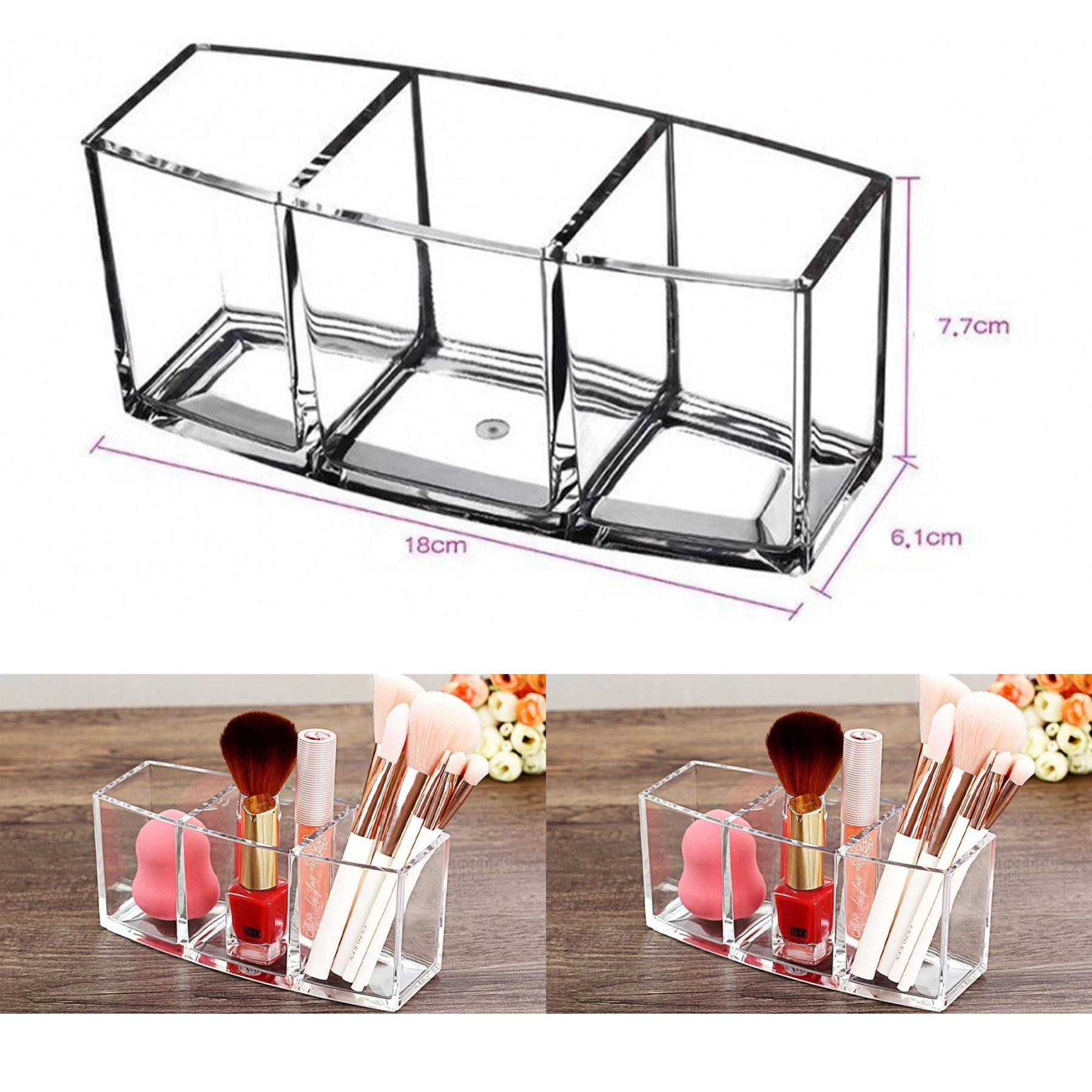 Plastic Cosmetic Organizer