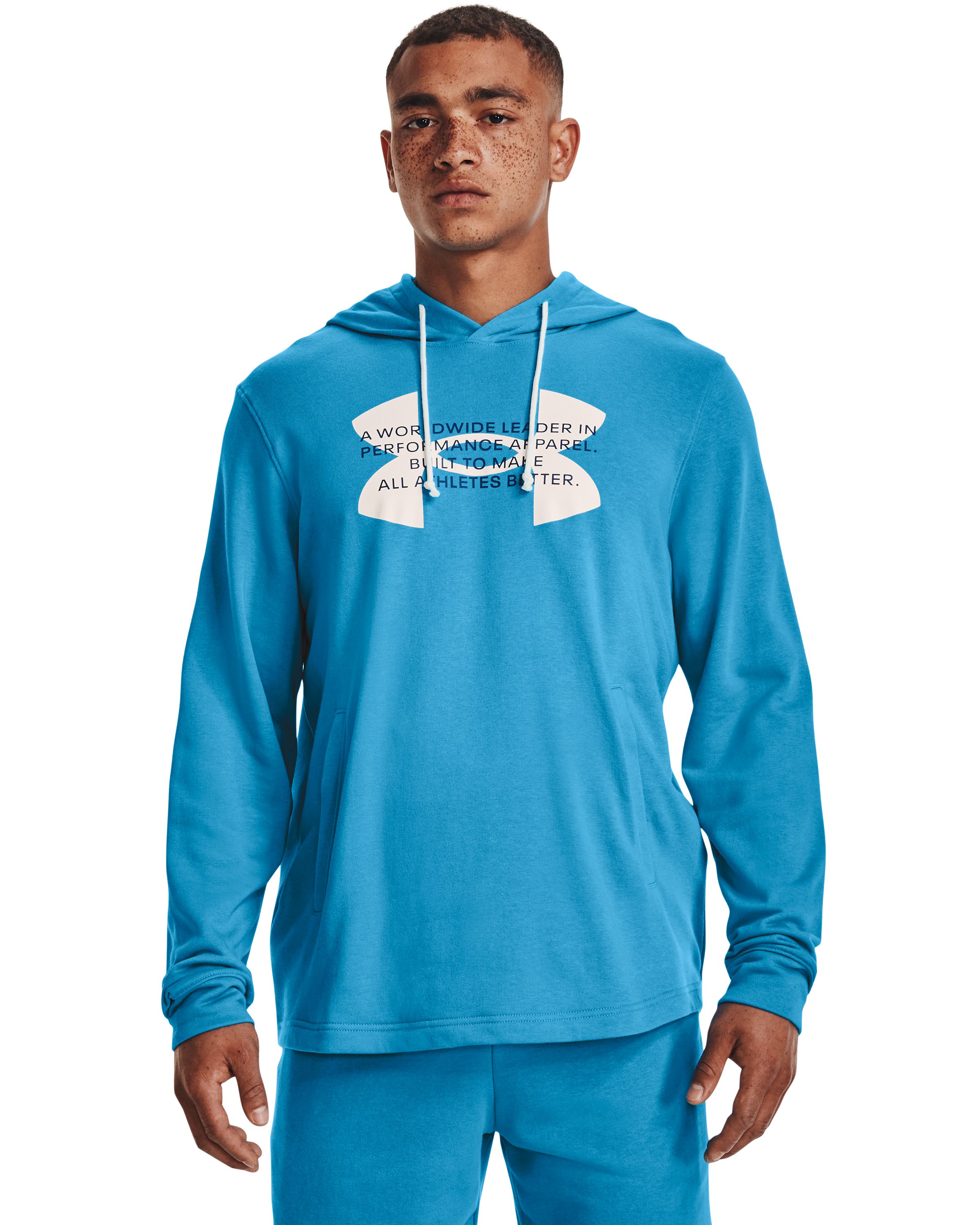 UA Rival Terry Logo Men's Hoodie 2