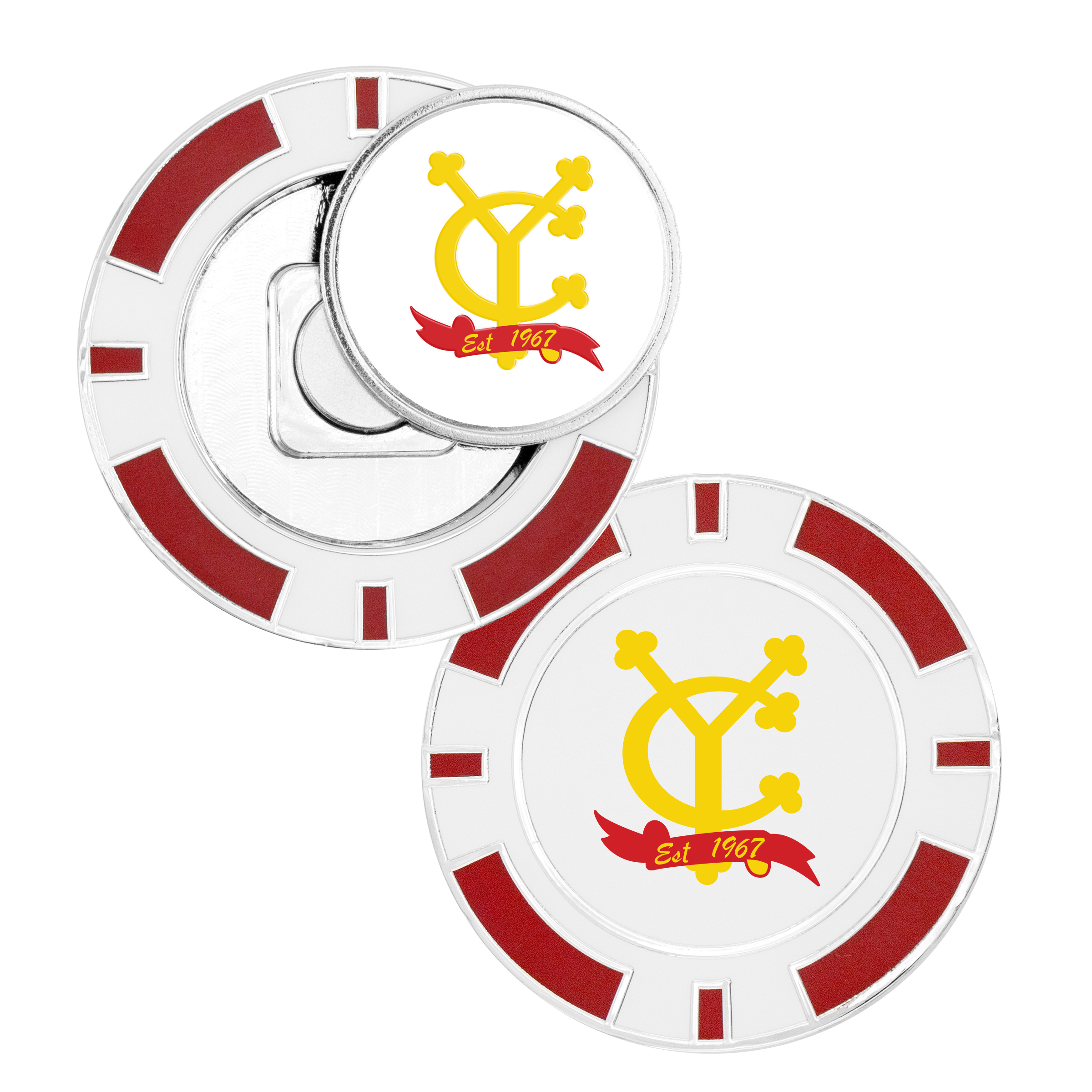 Golf Poker Chip Coin w/ Ball Marker 1