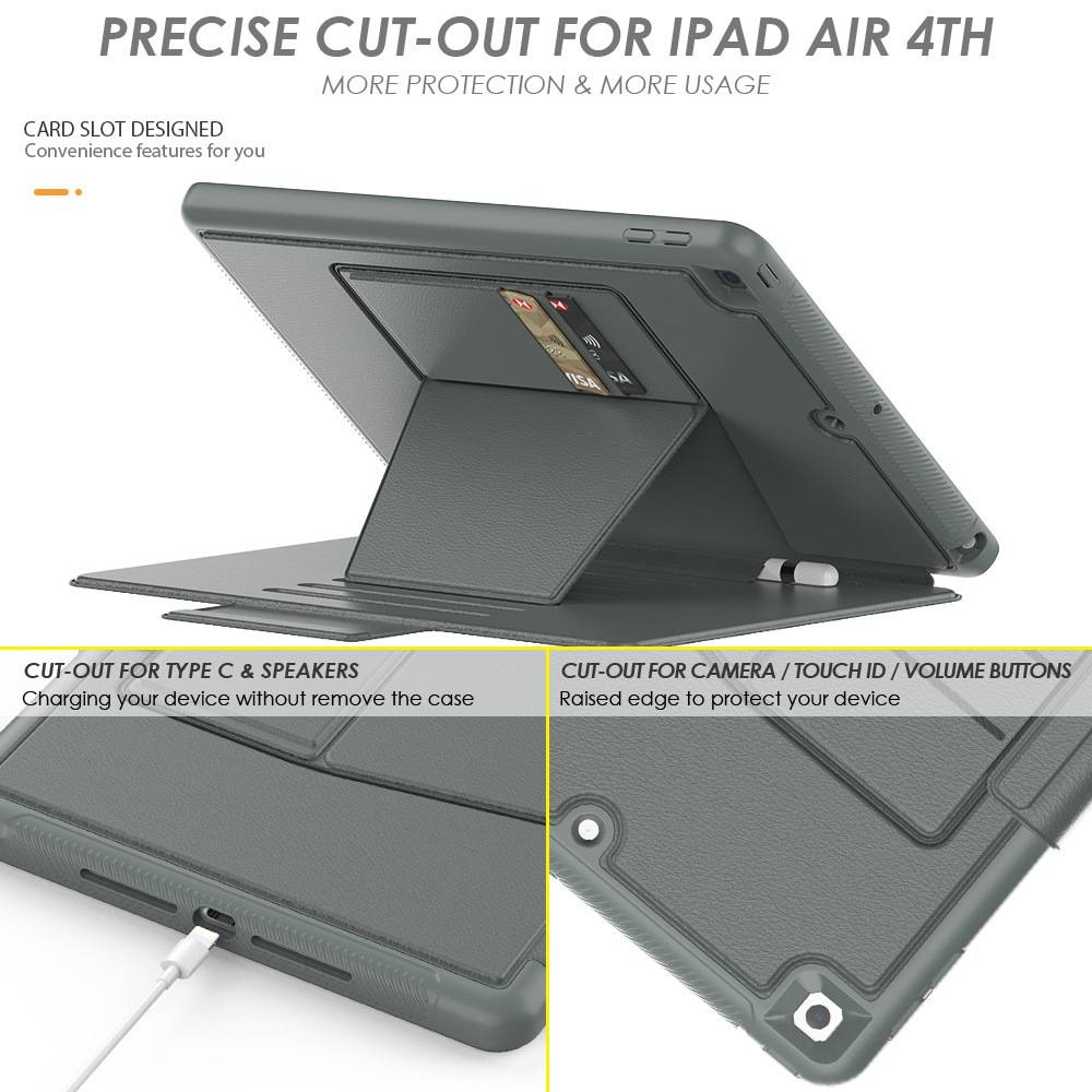 Multi-angle bracket support tablet case 6