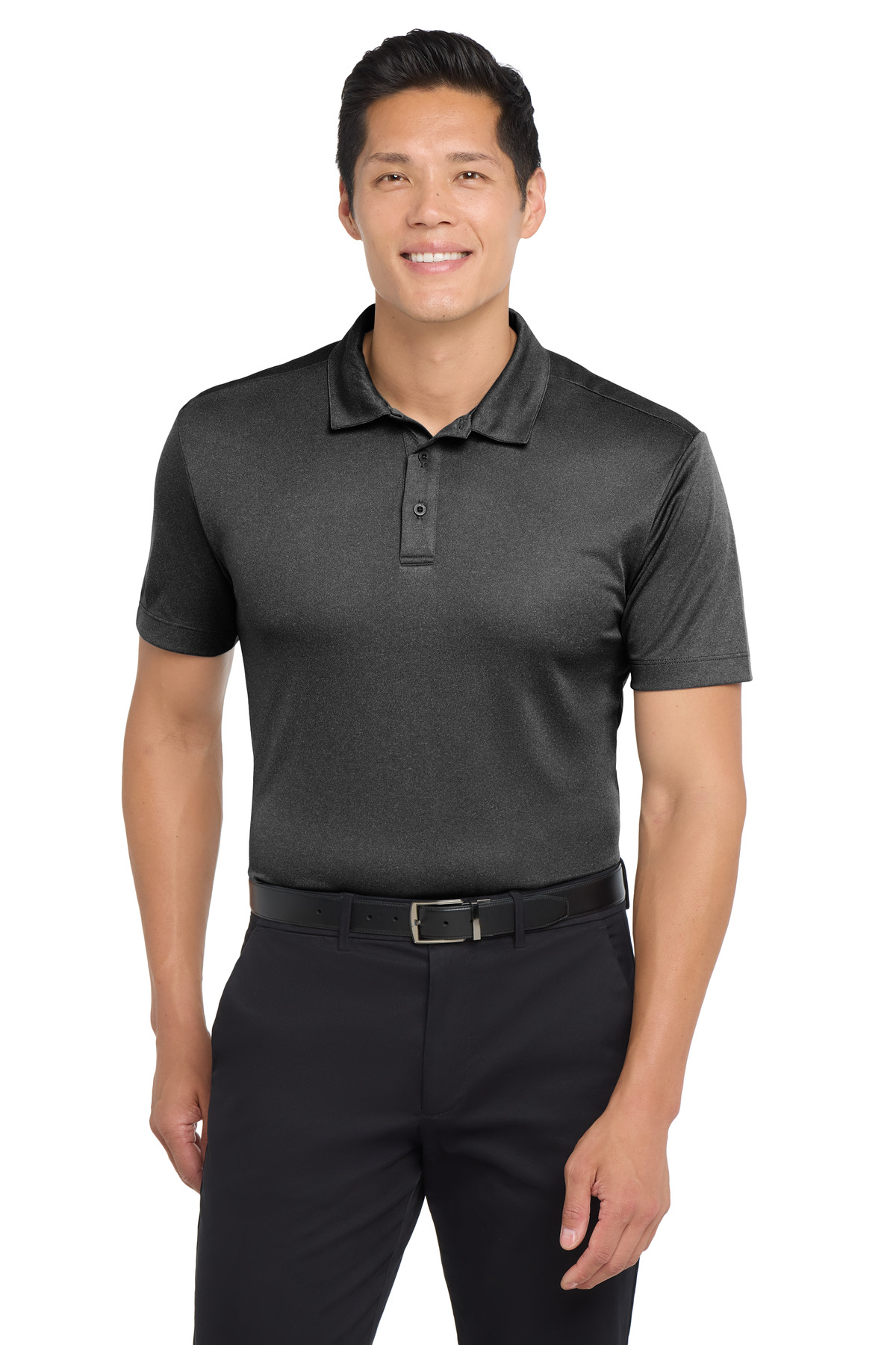 Port Authority Heathered Silk Touch Performance Polo. K542 2