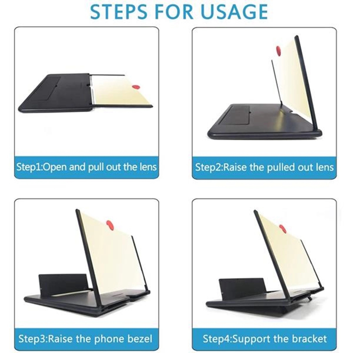12'' 3D Phone Screen Amplifier 5