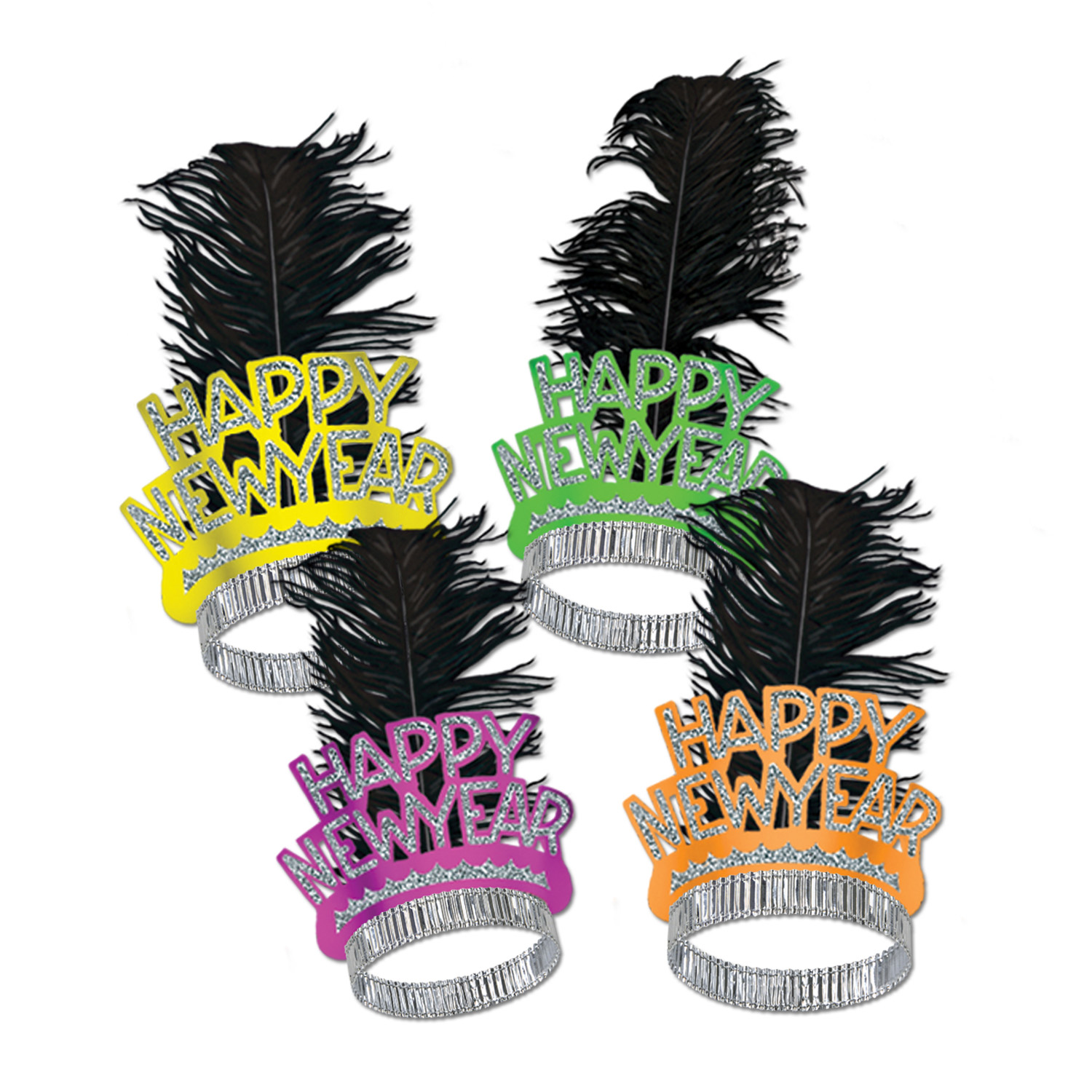 Neon Swing Glittered Tiara 1