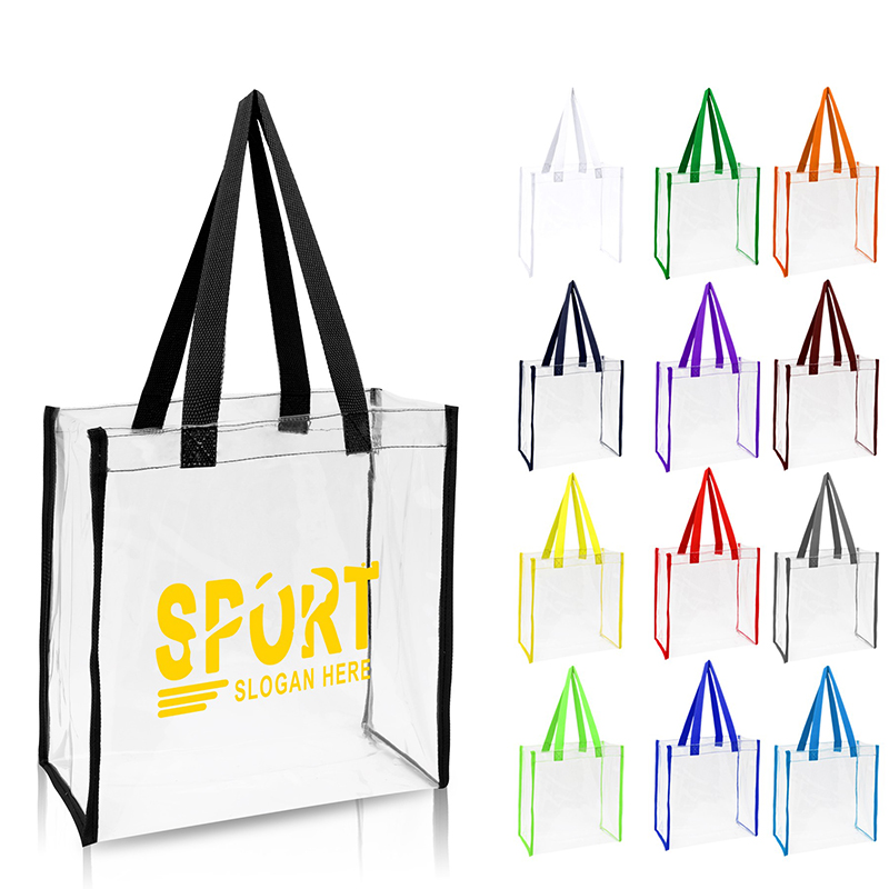 Clear PVC Stadium Tote Bag 4