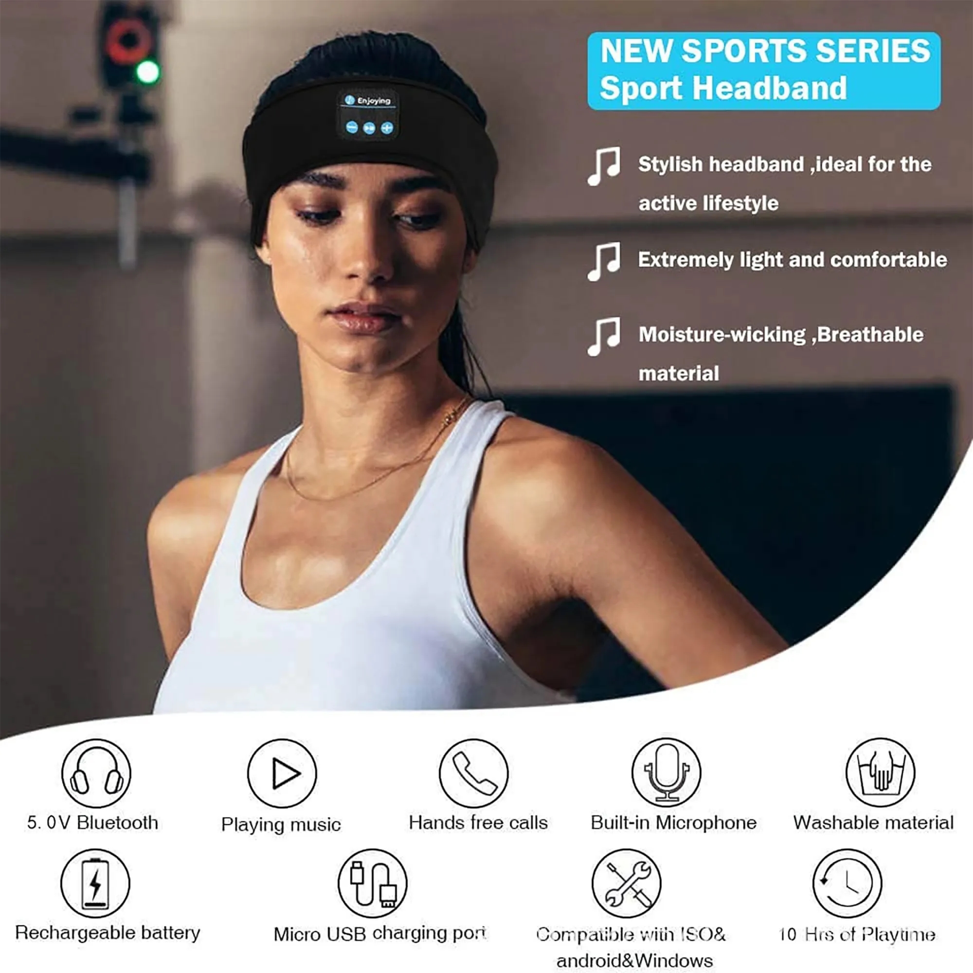 Wireless Headphones With Sleep Headband 1
