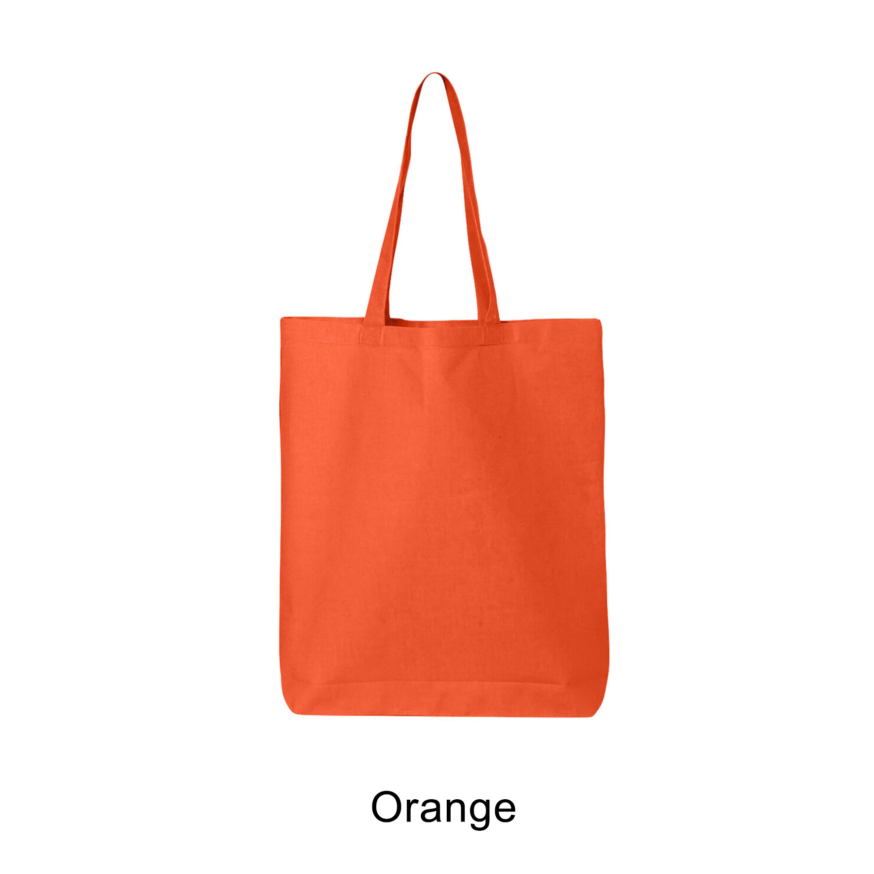 6 oz. 100% Cotton Canvas Tote Bag w/Bottom Gusset 35
