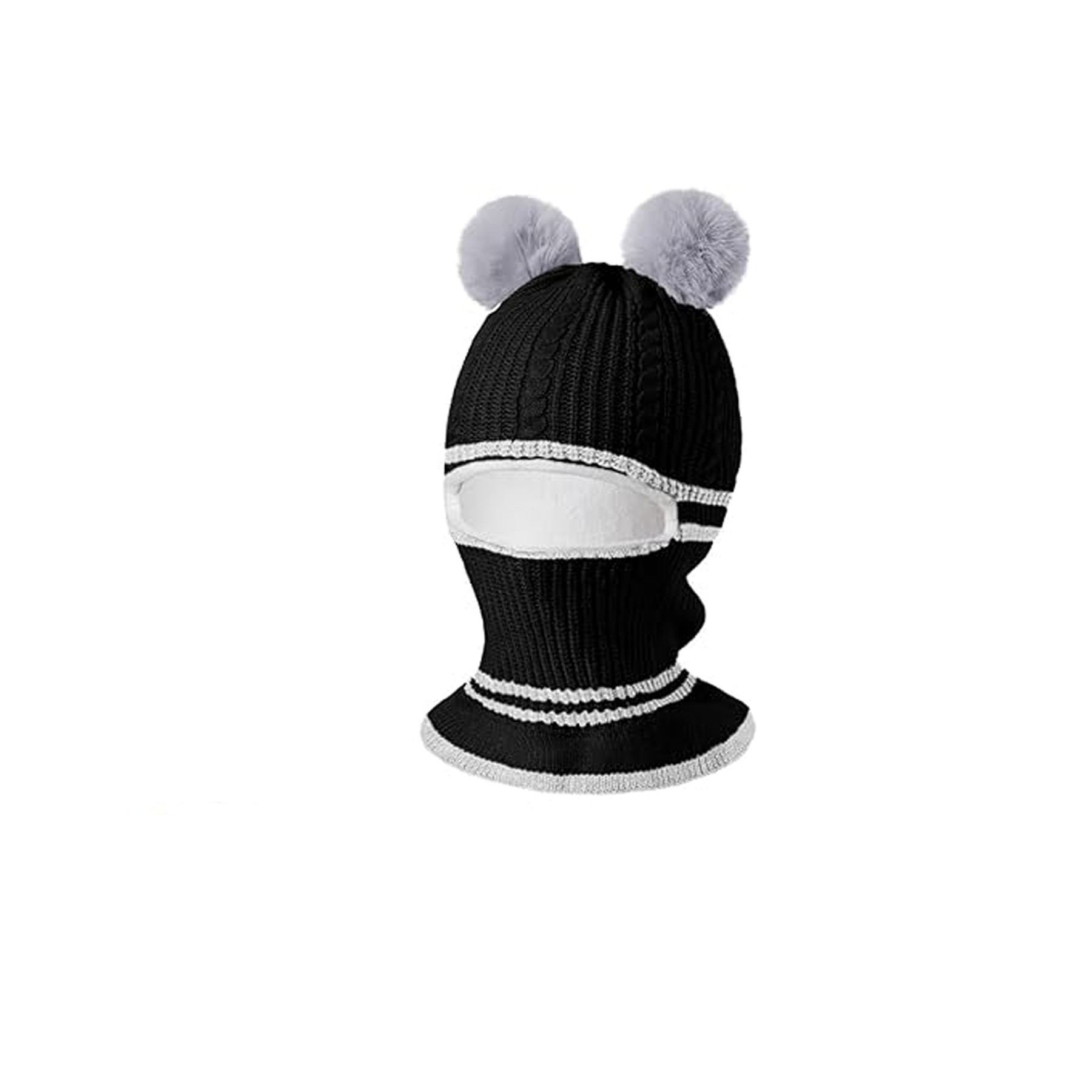 Kids Hood Winter Earflap Skull Cap 4