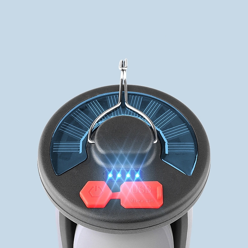 Custom Collapsible Clover Style LED Solar Lantern 7