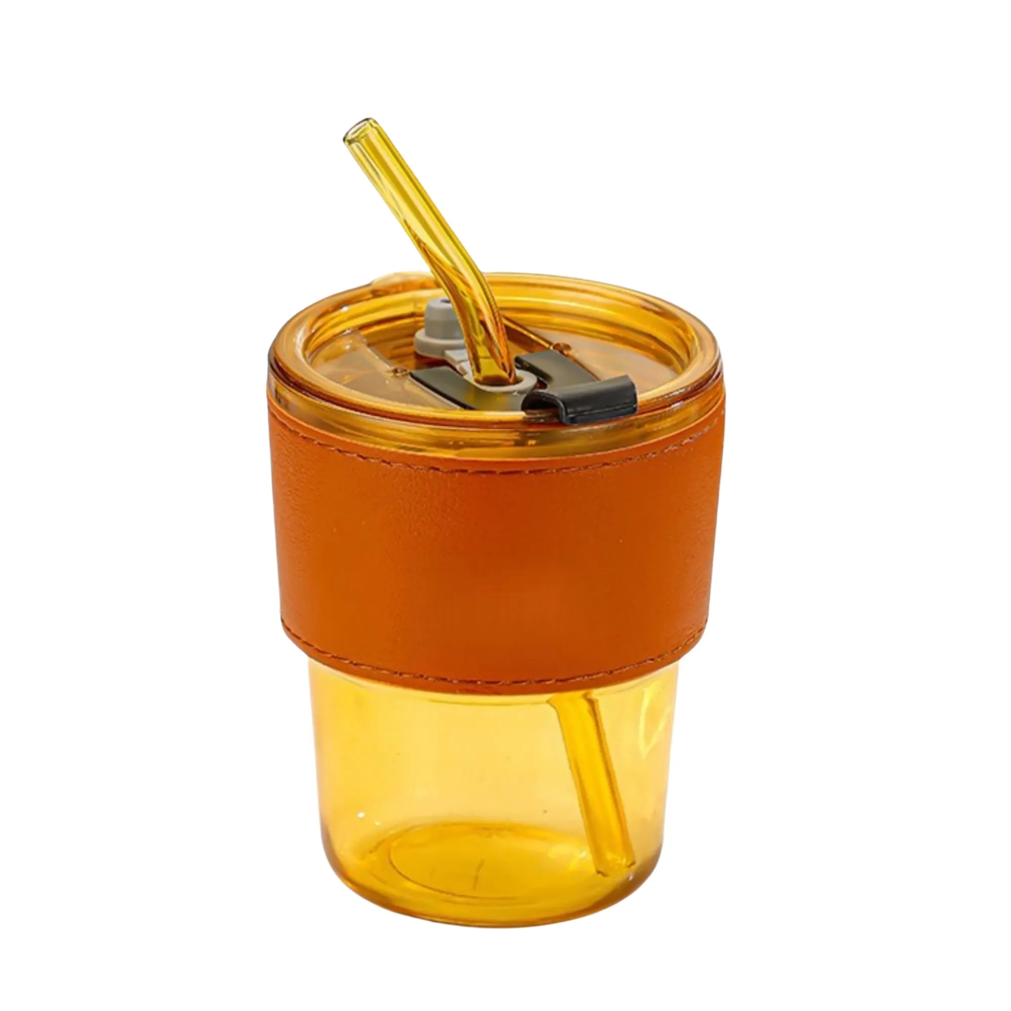 12oz Stylish Portable Straw Cup 1