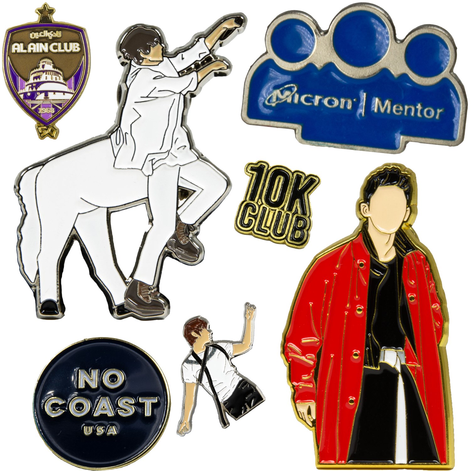 1" Soft Enamel Custom Lapel Pins 3